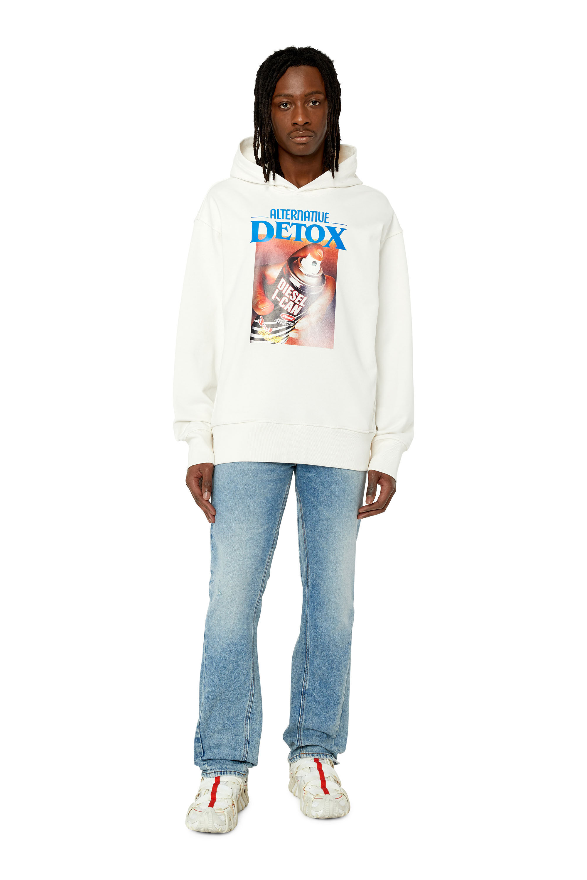Diesel - 2021 D-Vocs 09E86 Bootcut Jeans, Light Blue - Image 1