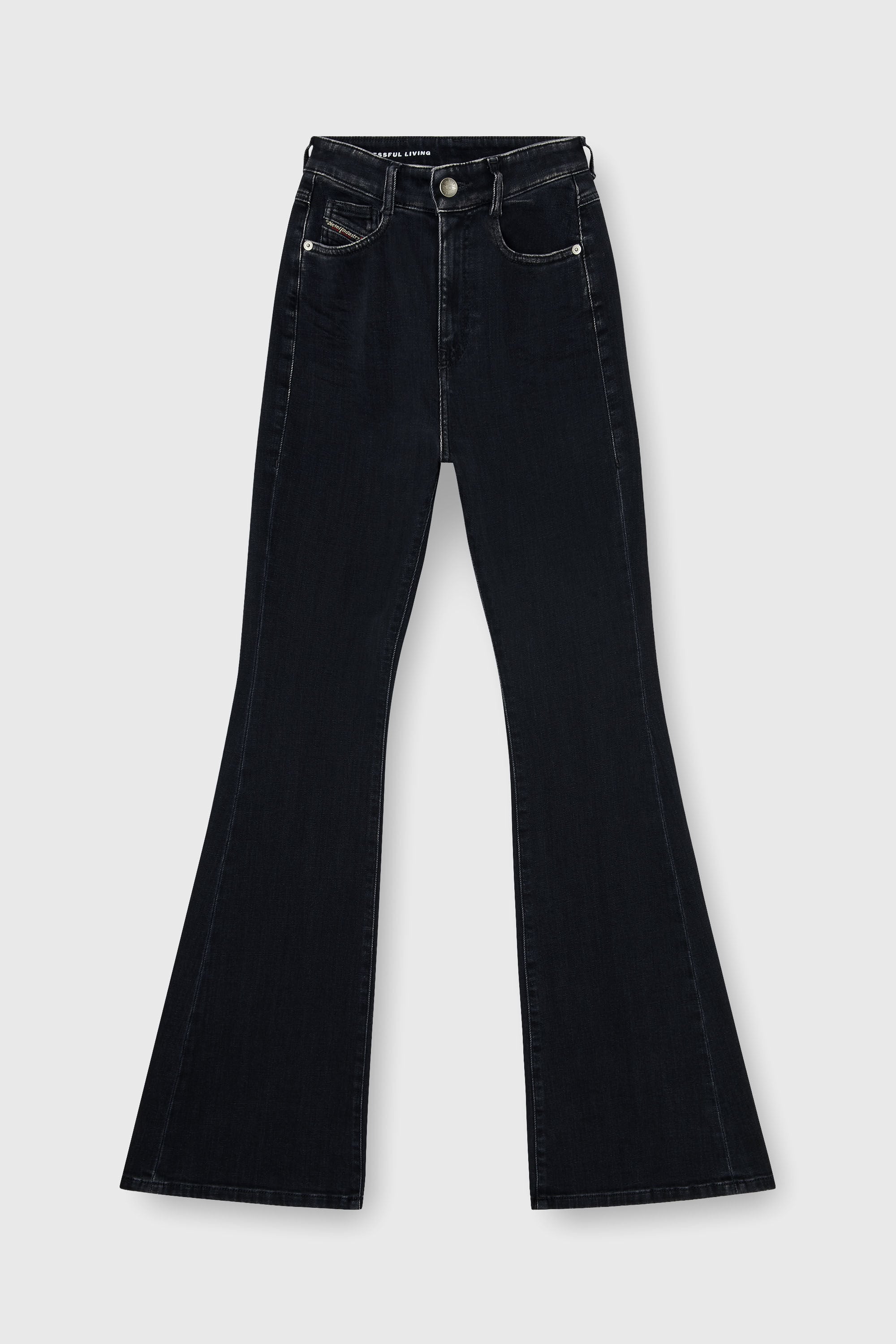 Diesel - Woman's Bootcut Jeans 1973 D-Partt 09P75, Black/Dark grey - 6