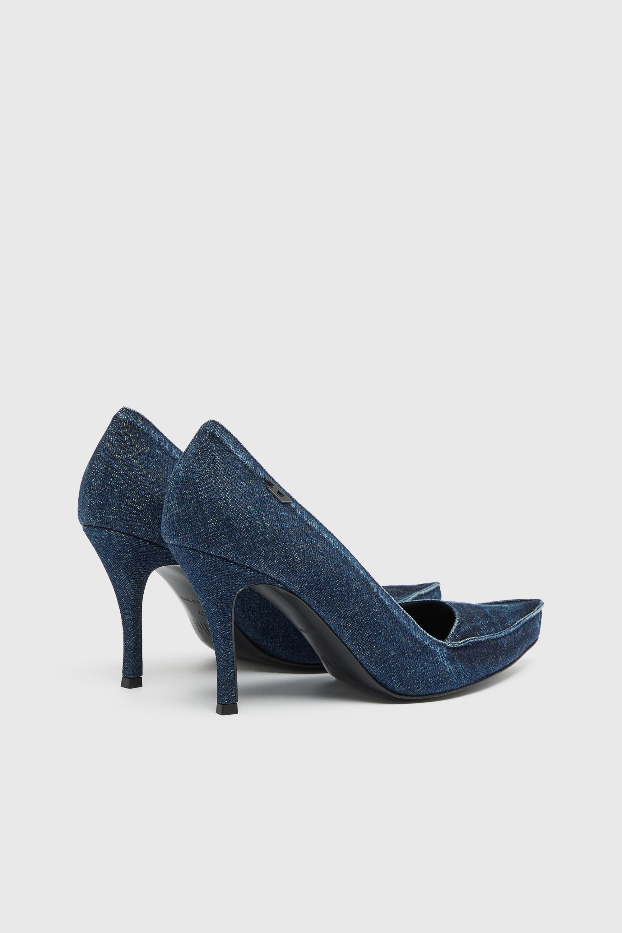 Diesel - D-LUCETTE-90-PUMP D, Woman's D-Lucette-Pumps in denim in null - 3