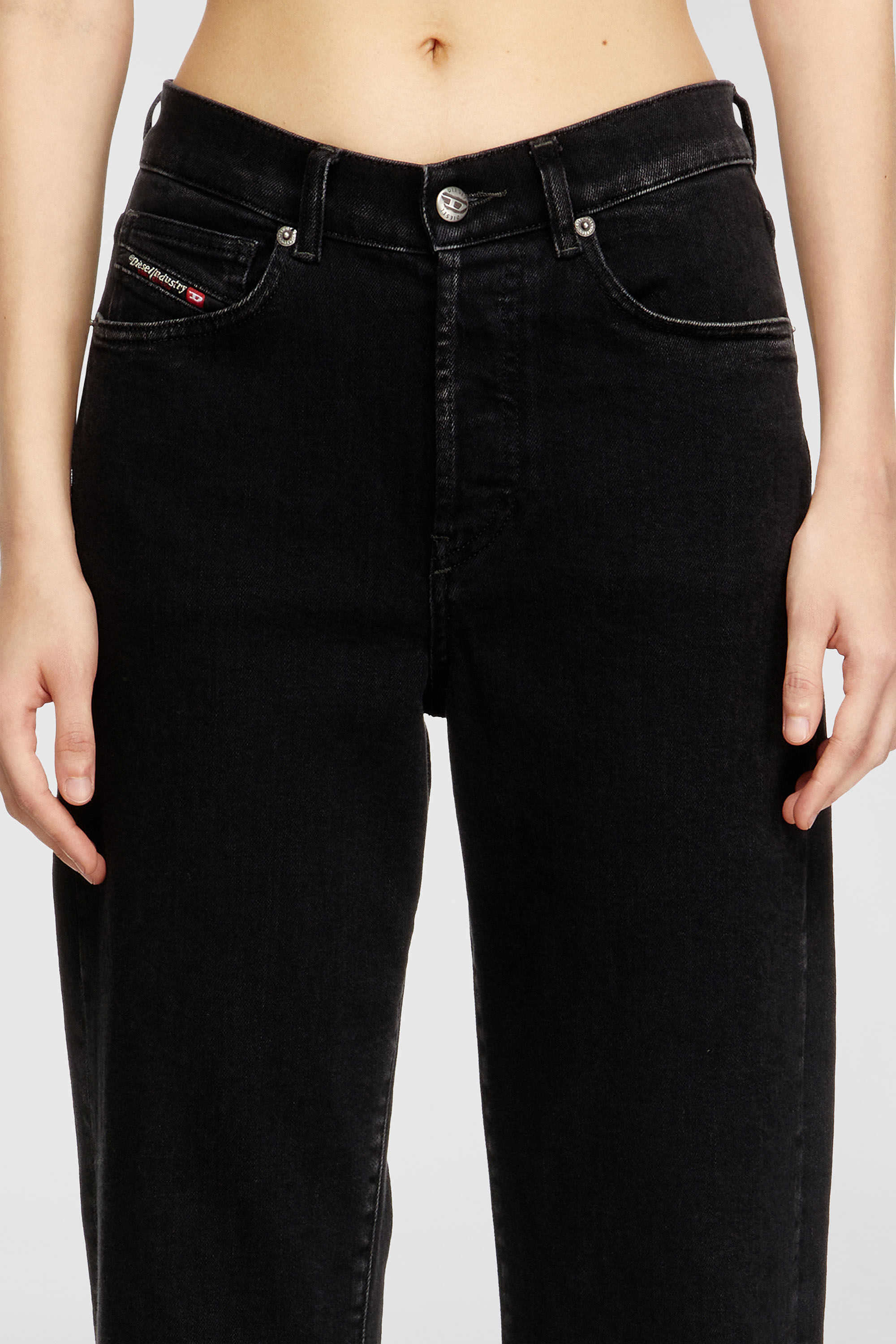 Diesel - Woman's Regular Jeans 1971 D-Sent 09N89, Black/Dark grey - 5