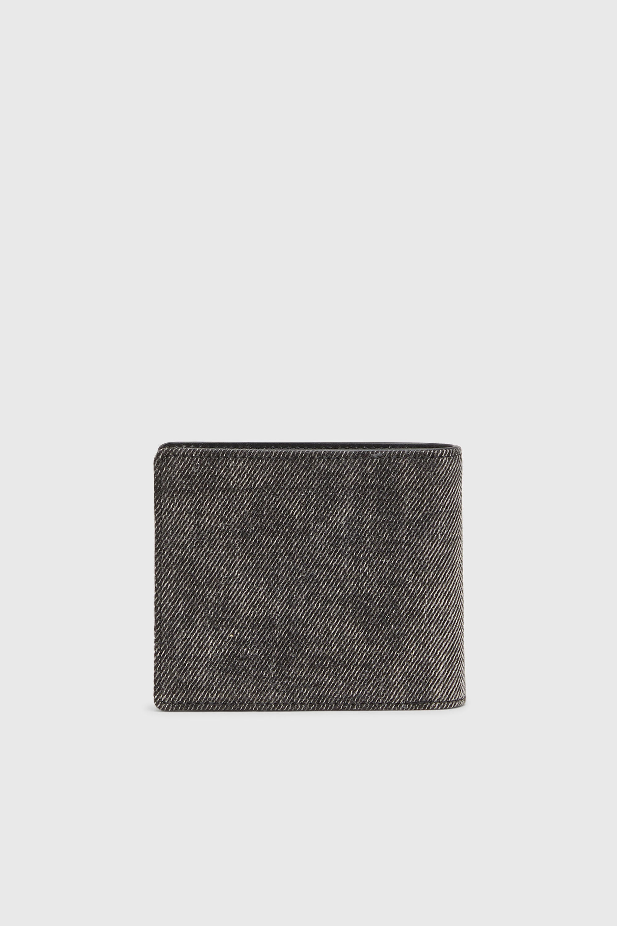 Diesel - 1DR BI FOLD COIN S 3D, Unisex's Wallet in washed denim in Dark grey - 2