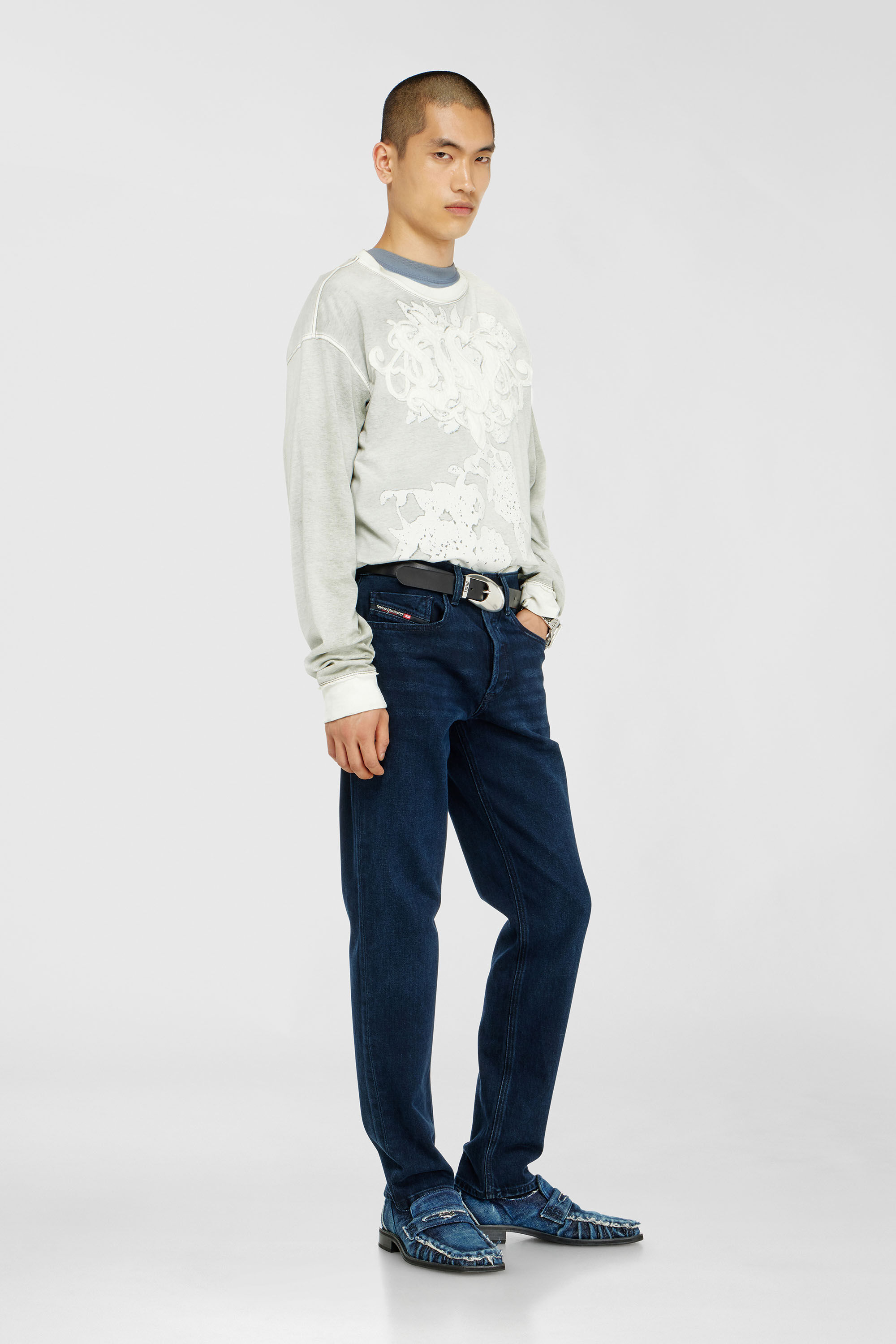 Diesel - Man's Regular Jeans 2023 D-Finitive 0KBBJ, Dark Blue - 2