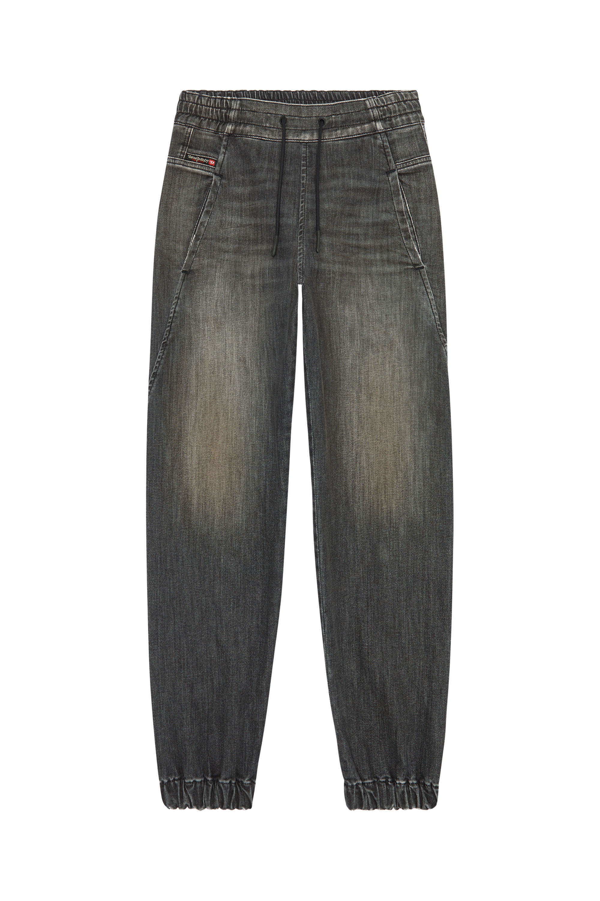 Diesel - Krailey JoggJeans® 09F01 Boyfriend, Black/Dark grey - Image 2