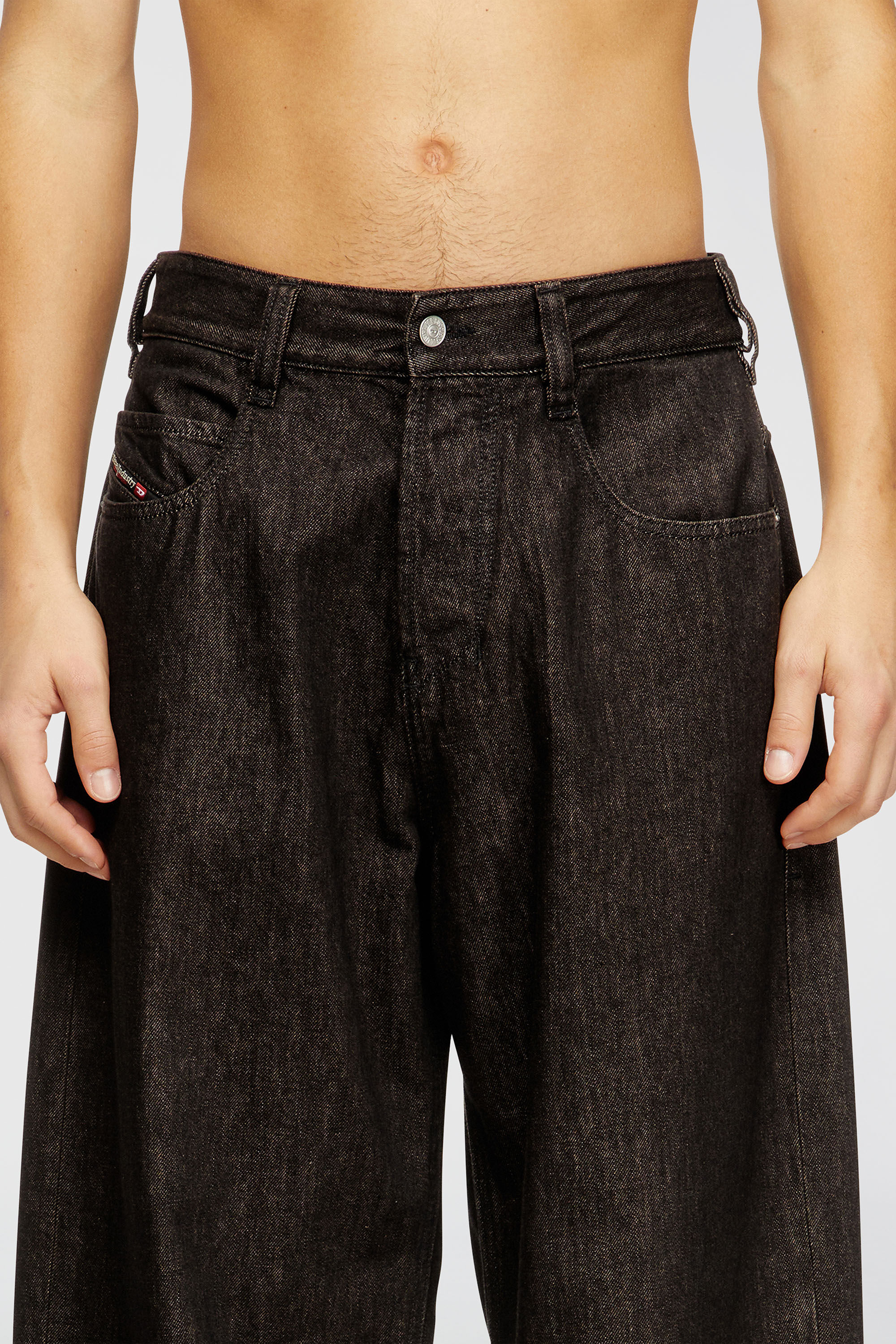 Diesel - Unisex's Relaxed Jeans 1997 D-Enim-M 09N25, Black/Dark grey - 7