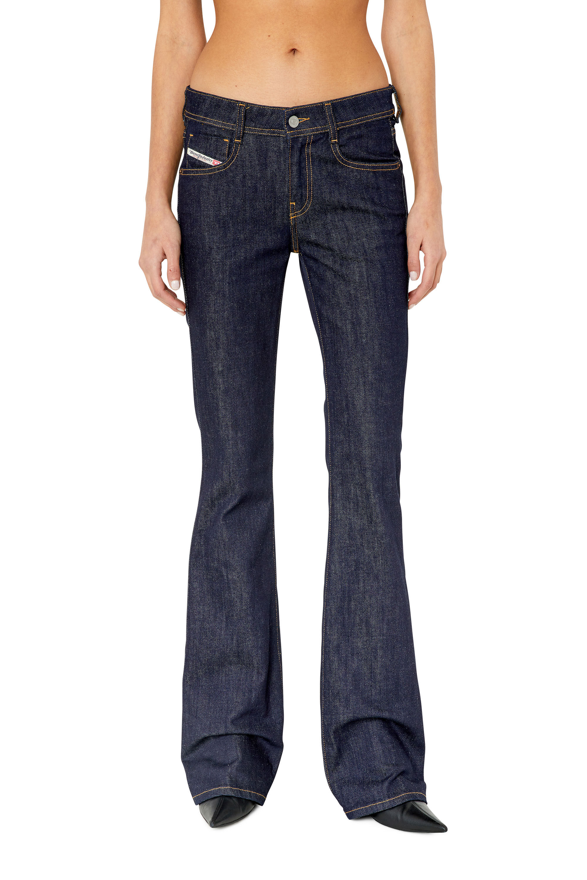 Diesel - Bootcut and Flare Jeans 1969 D-Ebbey Z9B89, Dark Blue - Image 3