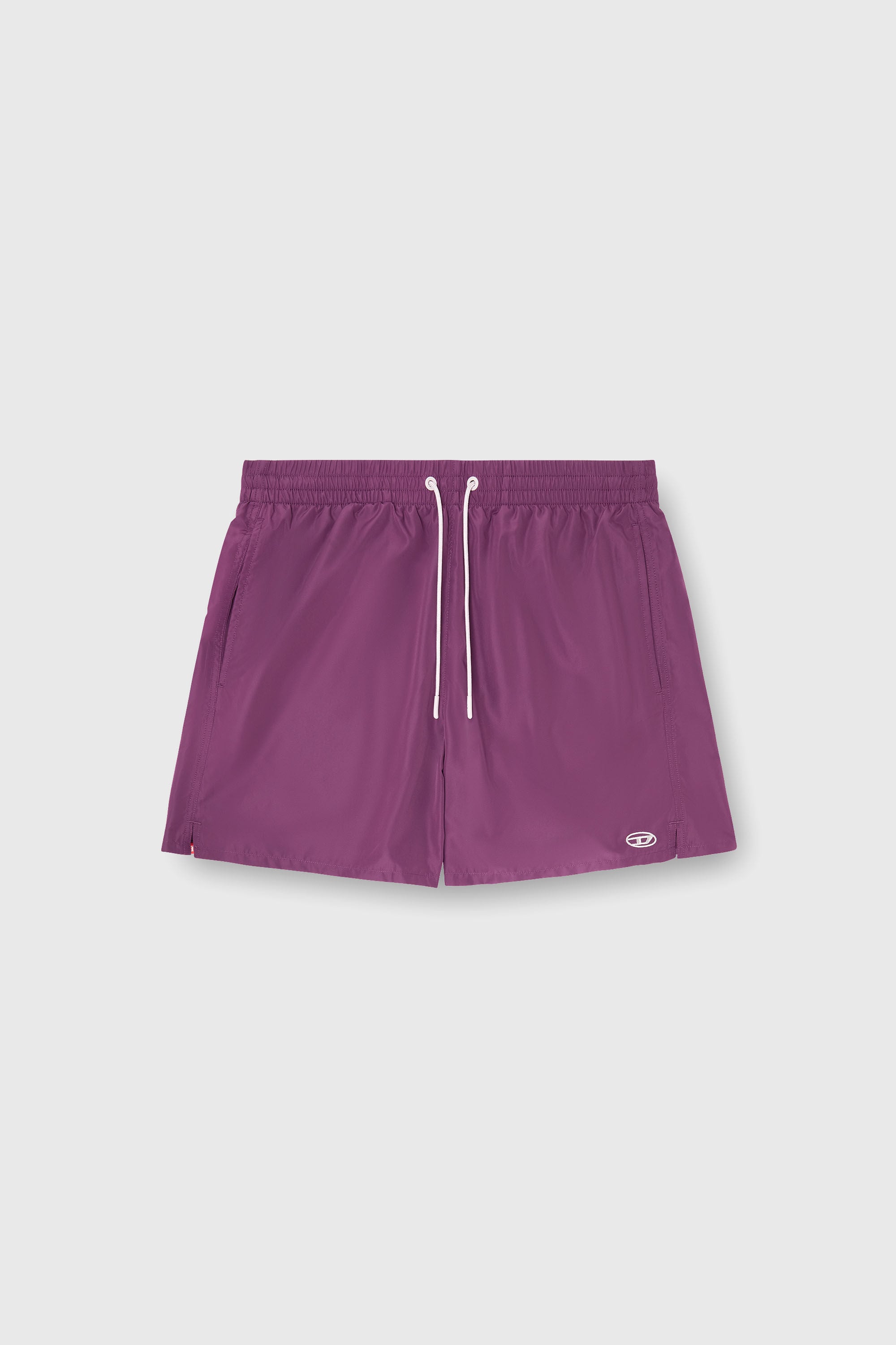 Diesel - GEORGE-41-UTLT, Man's Swim shorts with metallic Oval D logo in Violet - 4