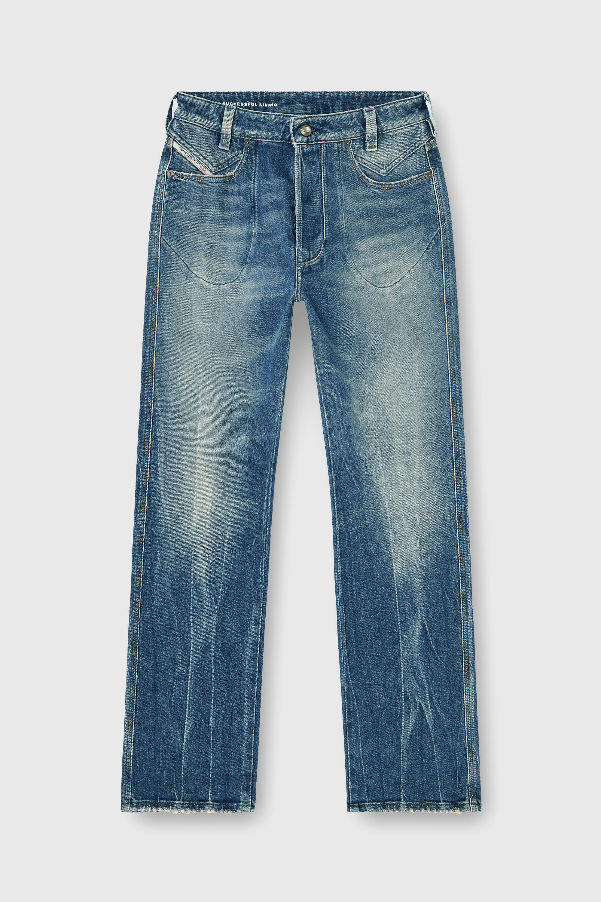 Diesel - Man's Regular Jeans 1985 Larkee 09Q27, Medium blue - 6