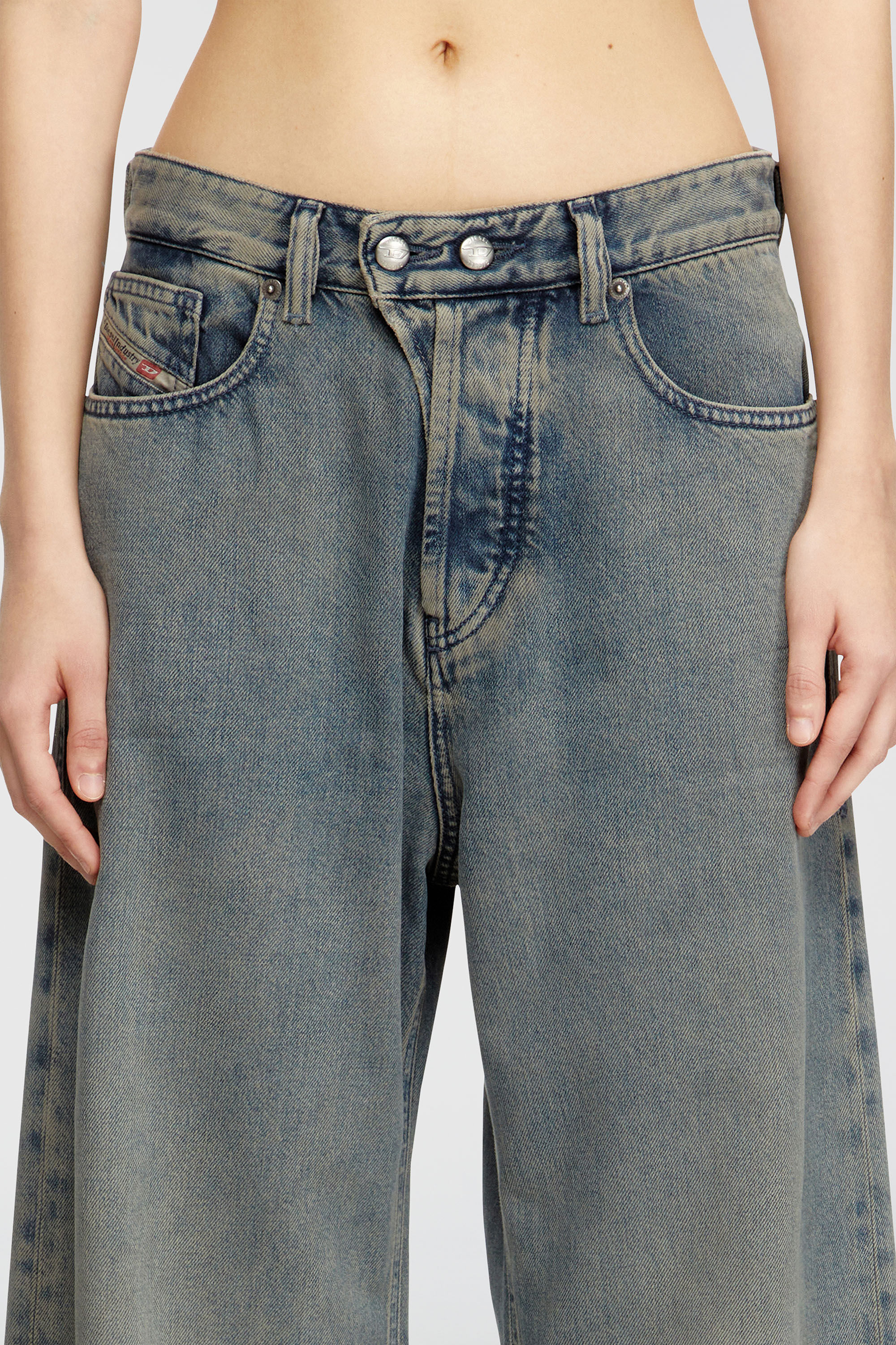 Diesel - Woman's Relaxed Jeans 1996 D-Sire 09N24, Medium blue - 5