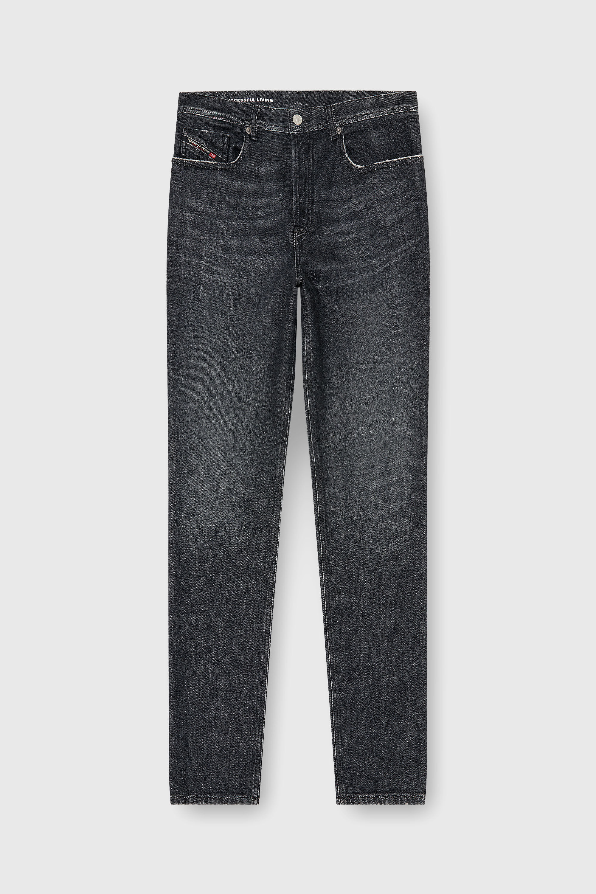 Diesel - Man's Regular Jeans 2023 D-Finitive 09P79, Black/Dark grey - 6