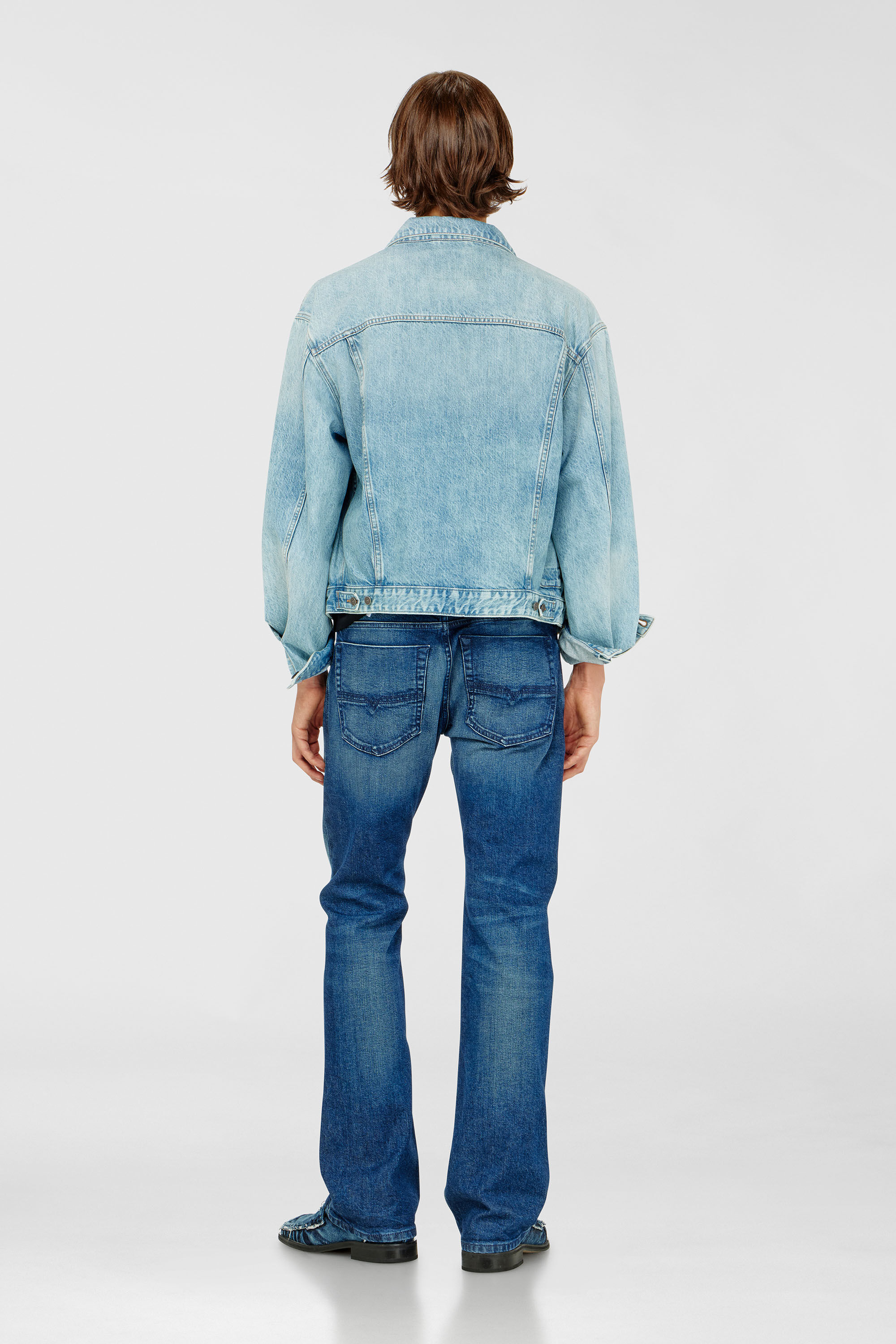 Diesel - Man's Bootcut Jeans 2007 Zatiny 09L51, Dark Blue - 3