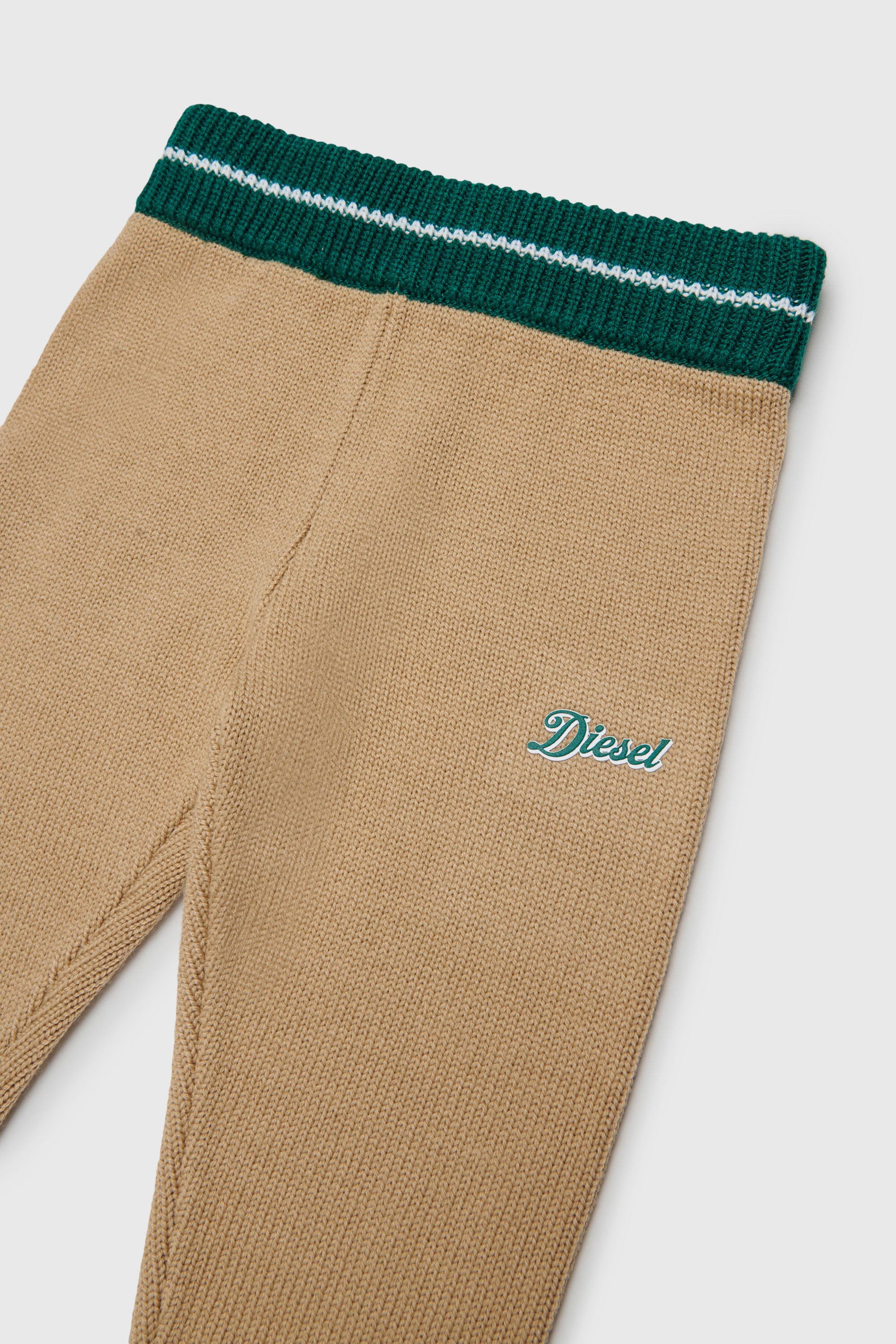 Diesel - PMOB, Unisex's Knitted pants in wool blend in Brown - 3