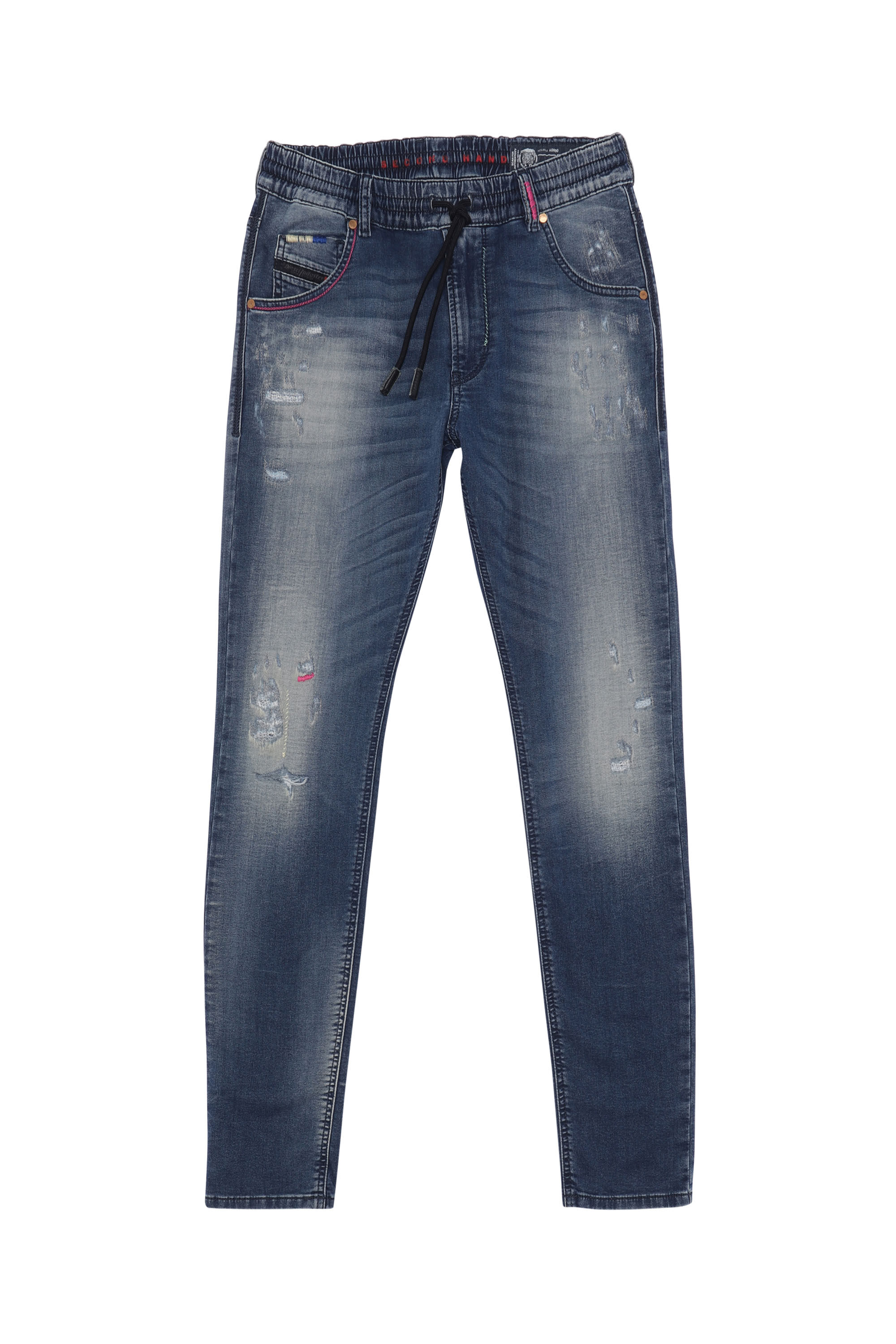 Diesel - KRAILEY JoggJeans®, Woman's Diesel Woman - Jeans Medium blue in Dark Blue - 1