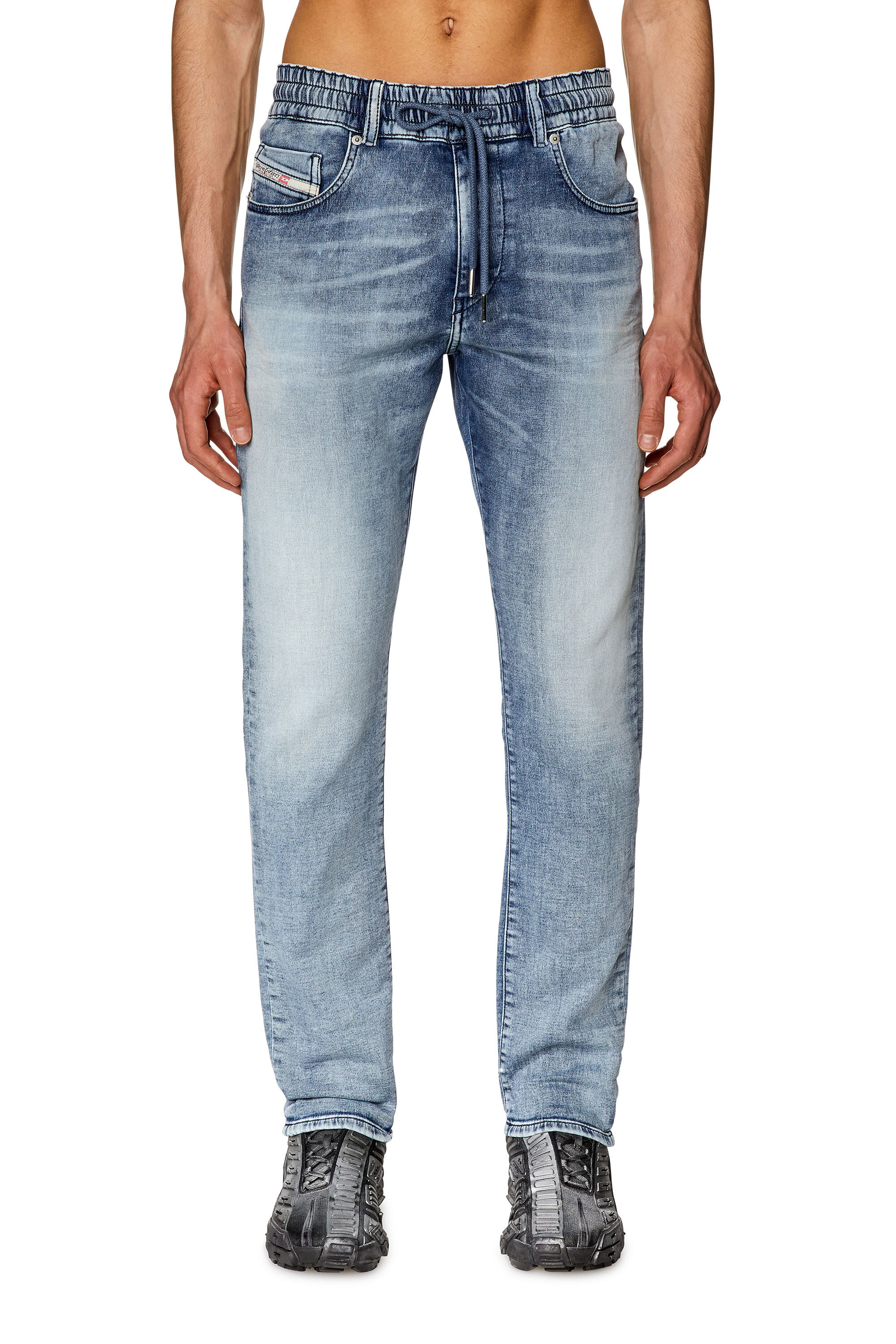 Diesel - Slim D-Strukt JoggJeans® 068FL, Medium blue - Image 3