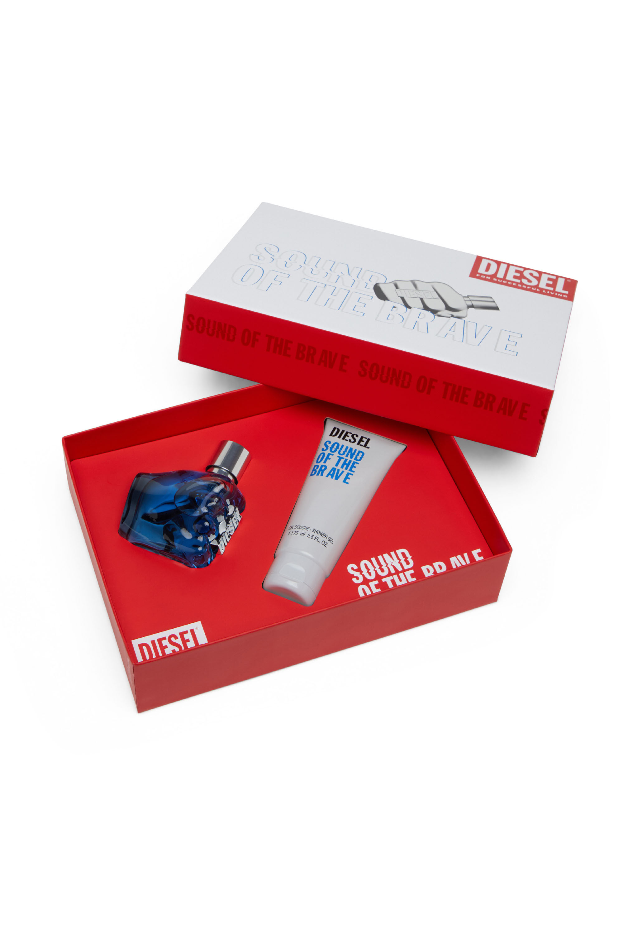 Diesel - SOUND OF THE BRAVE 50 ML GIFT SET, White - Image 2