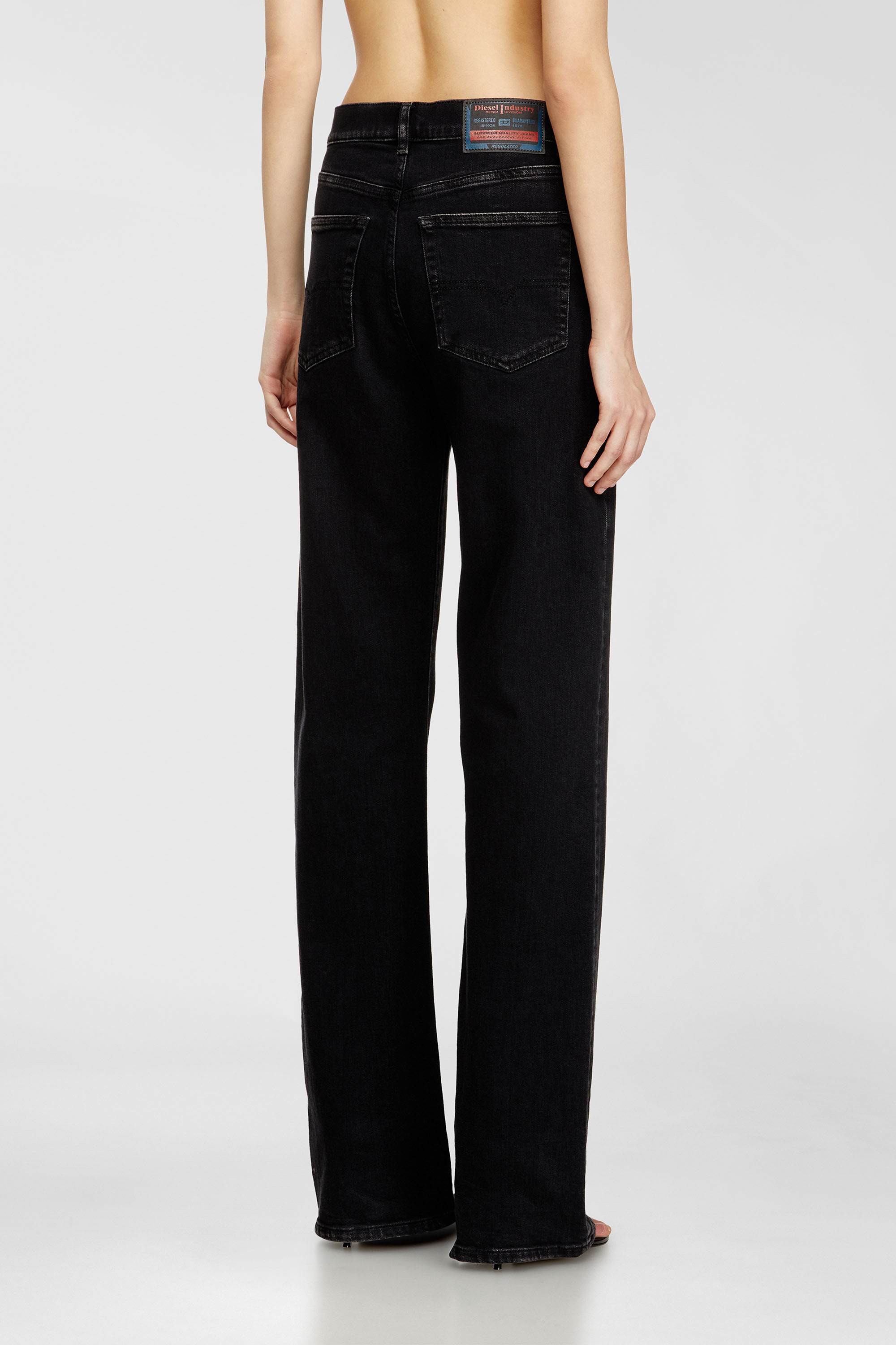 Diesel - Woman's Regular Jeans 1971 D-Sent 09N89, Black/Dark grey - 3