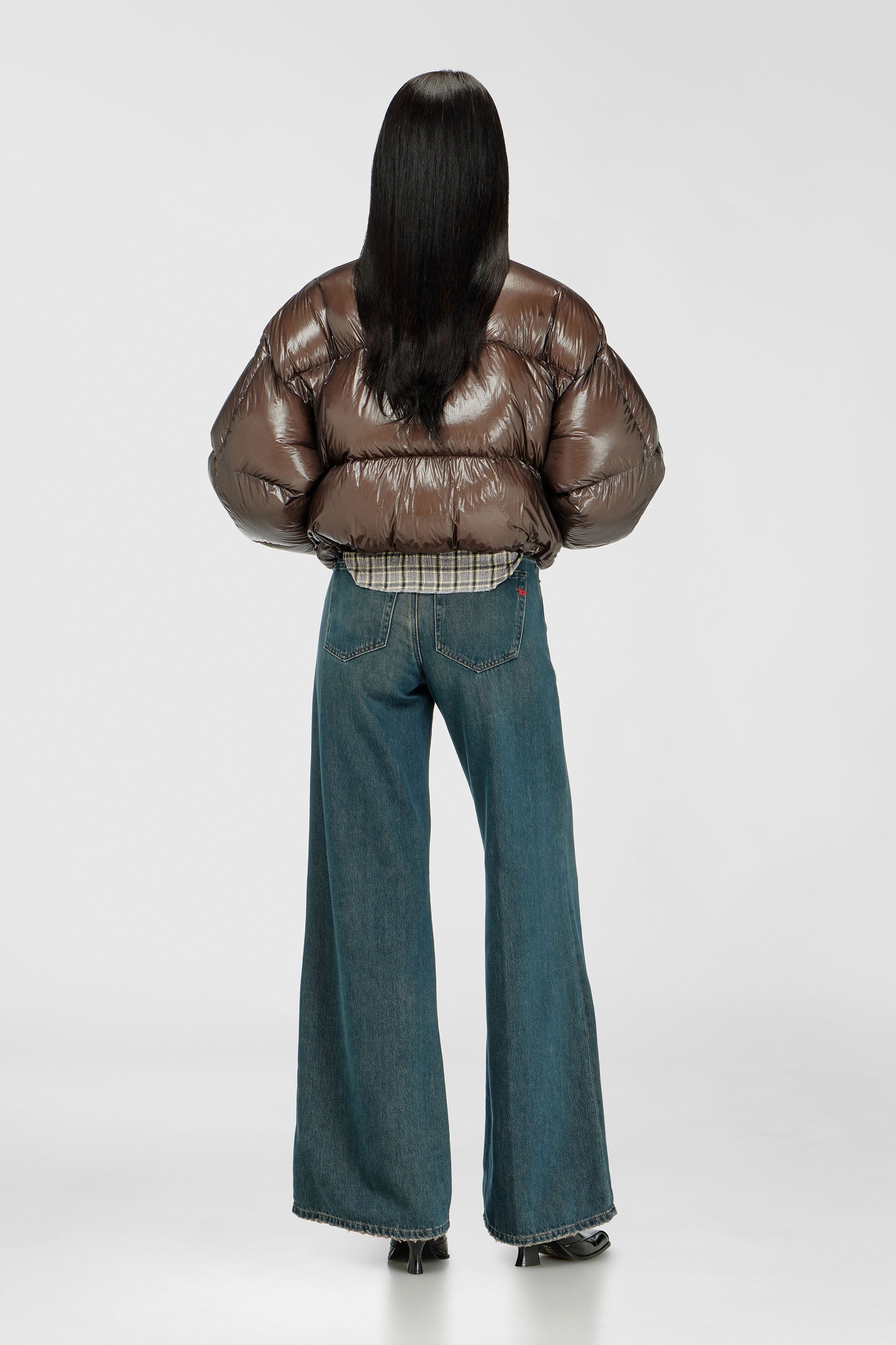Diesel - Woman's Flare Jeans 1978 D-Akemi 09P83, Dark Blue - 3