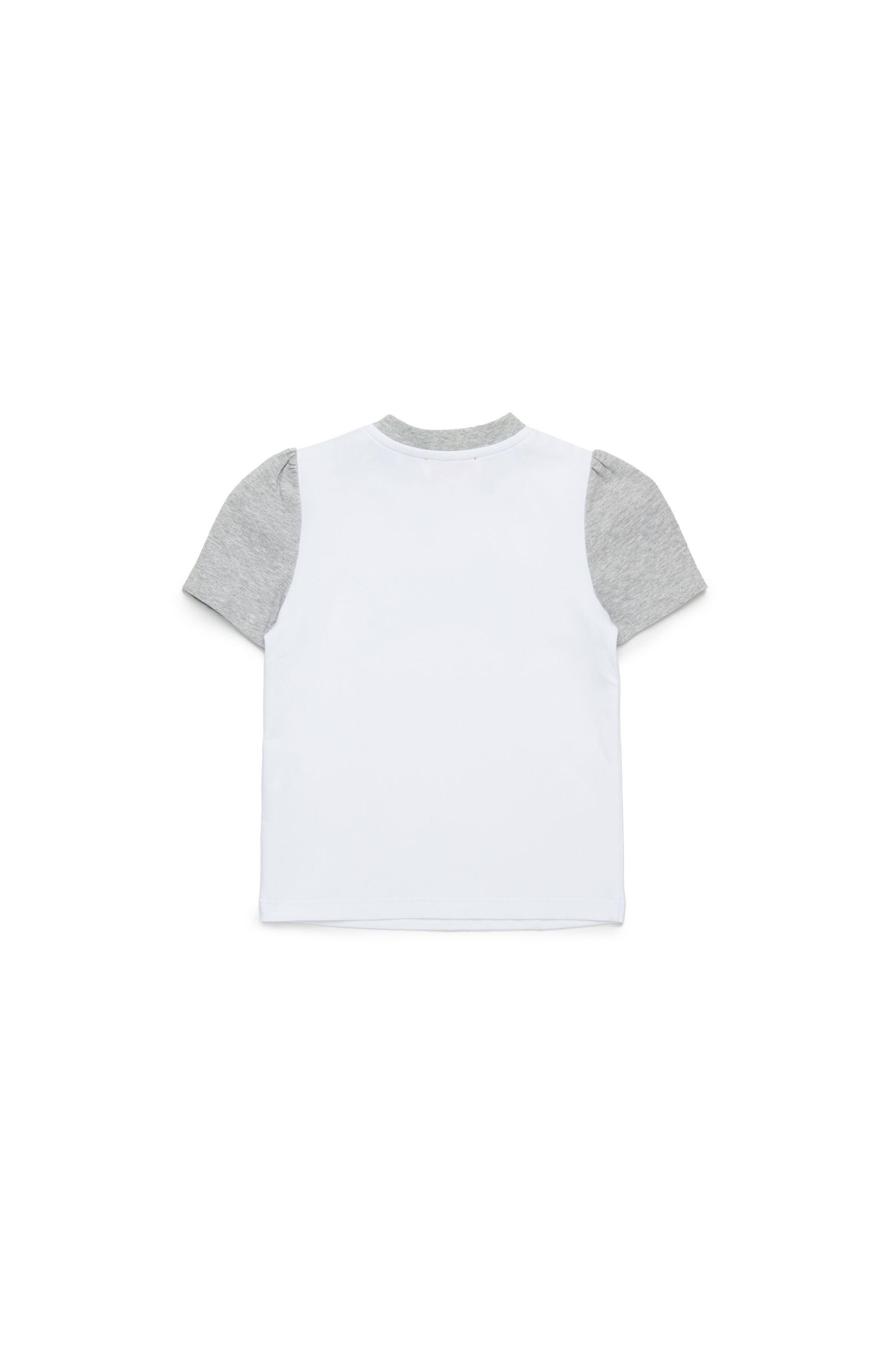 Diesel - TWELB, Woman's Colour-block T-shirt with metallic logo in White - 2