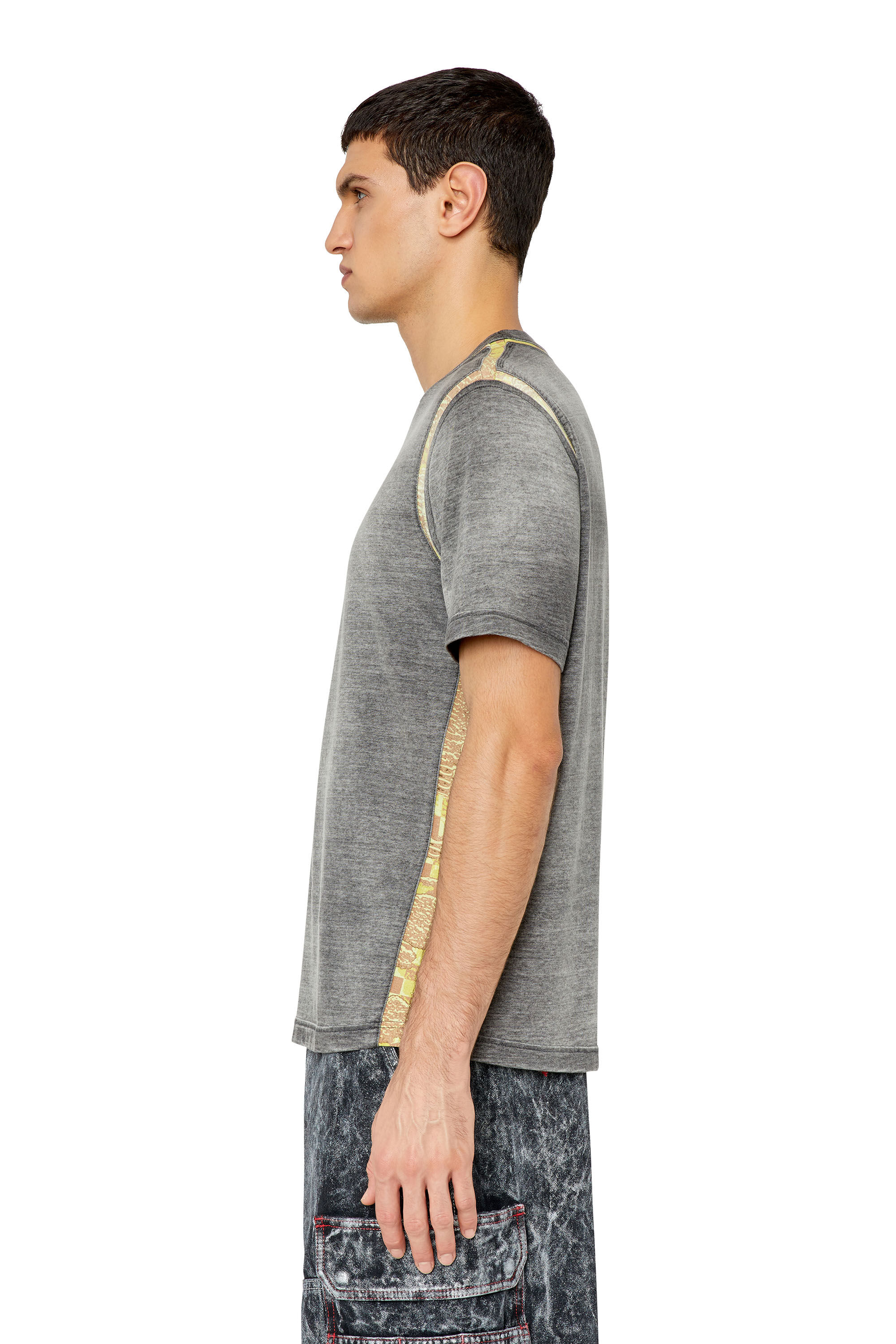 Diesel - T-JUSTINDI, Grey - Image 5