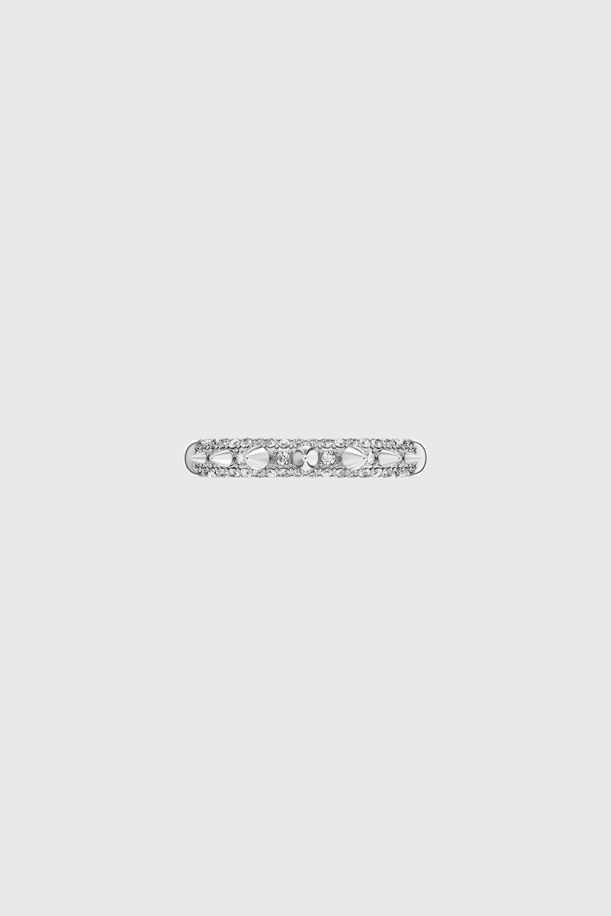 Diesel - DX1729040, Unisex's Stainless Steel Band Ring in Silver - 3