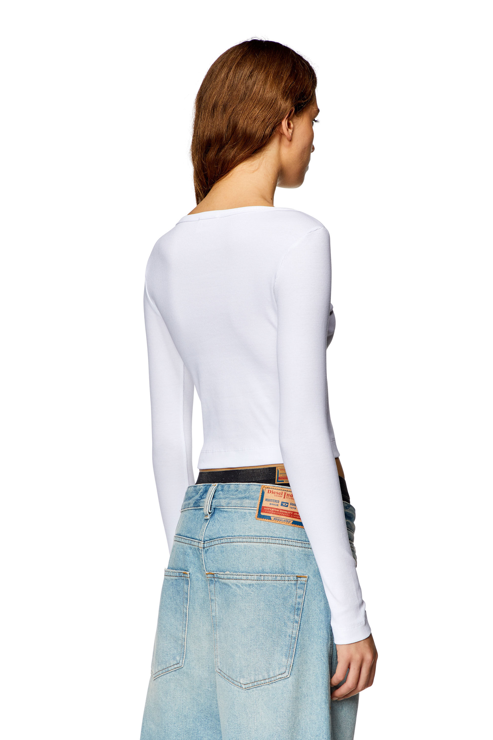 【セール】 福袋 の通販 T-BALLET-D Woman: Long-sleeve top with embroidered D patch | Diesel トップス