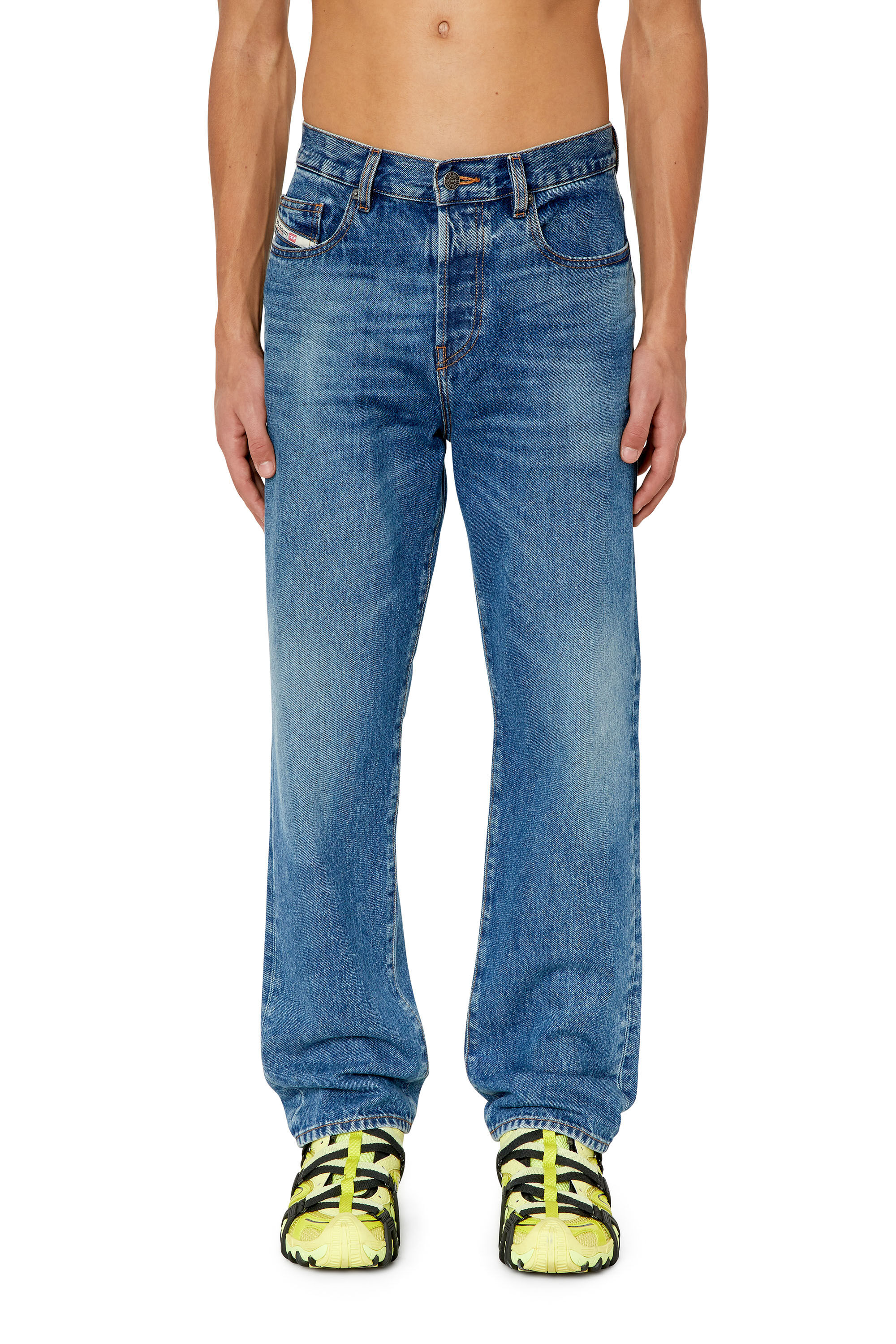 Diesel - Straight Jeans 2020 D-Viker 0GYCT, Medium blue - Image 3