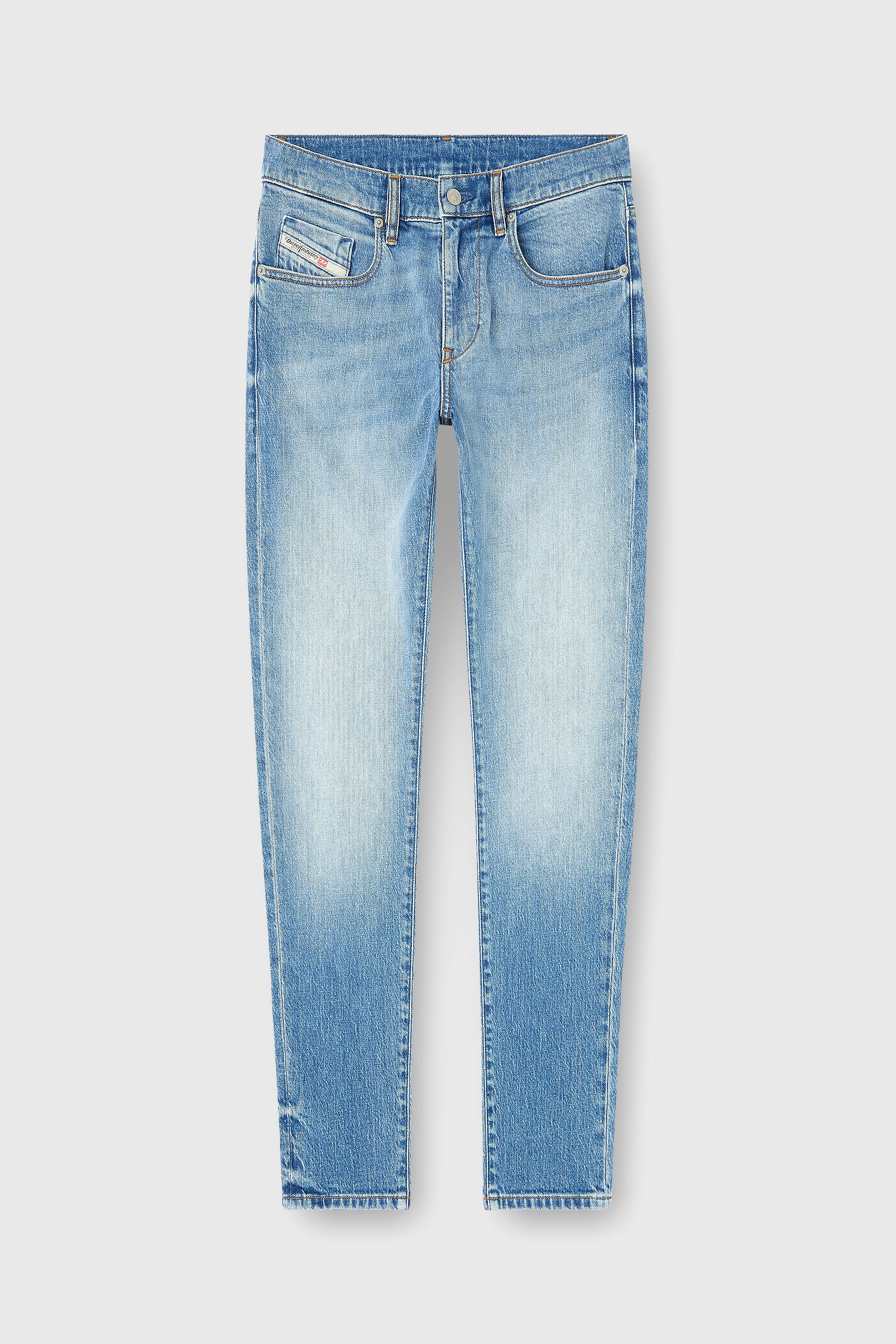 Diesel - Man's Slim Jeans 2019 D-Strukt 0ADBK, Light Blue - 4