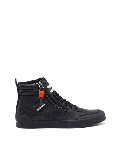 diesel panelled platform sneakers