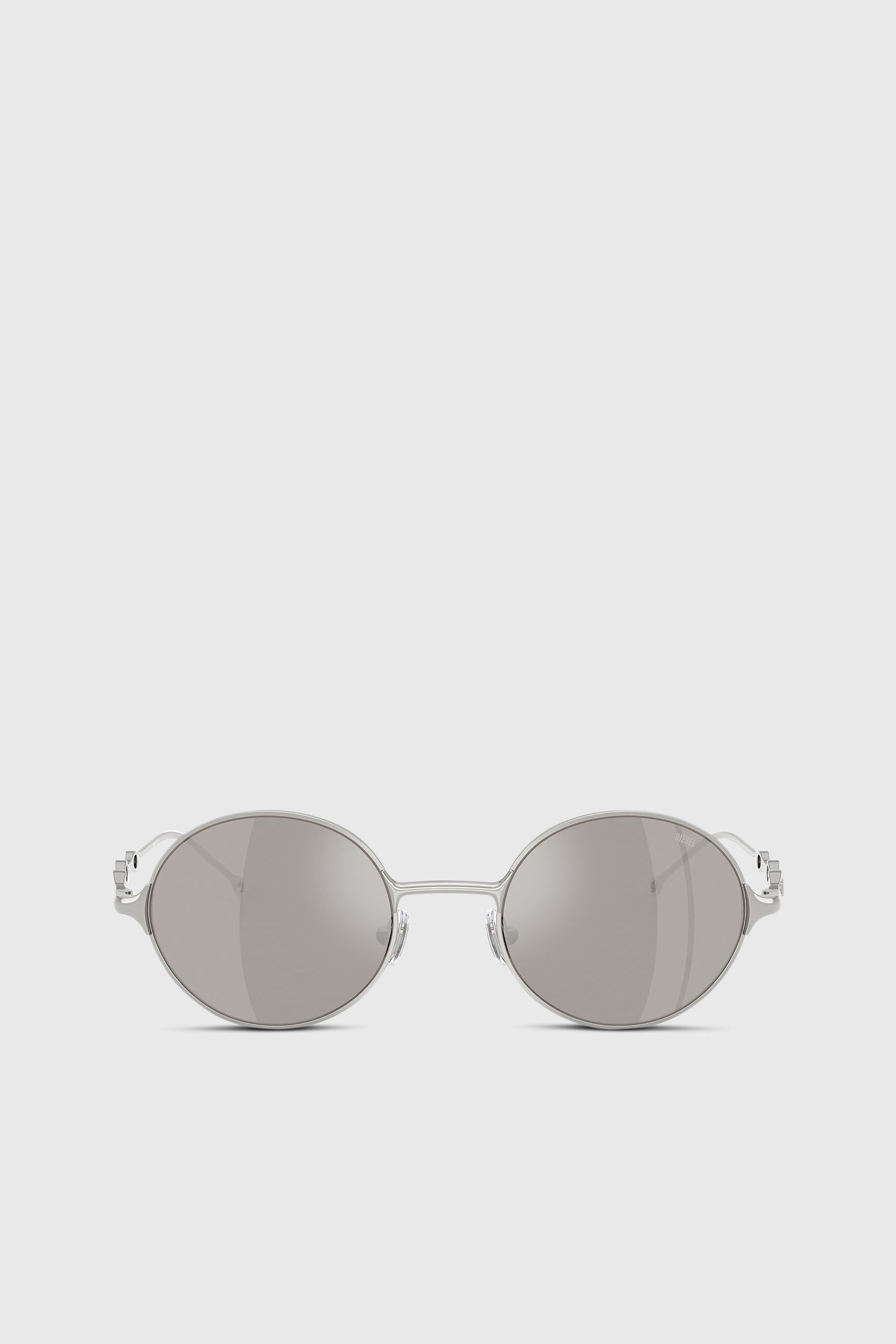 Diesel - 0DL1008, Unisex's Round sunglasses in Silver - 1
