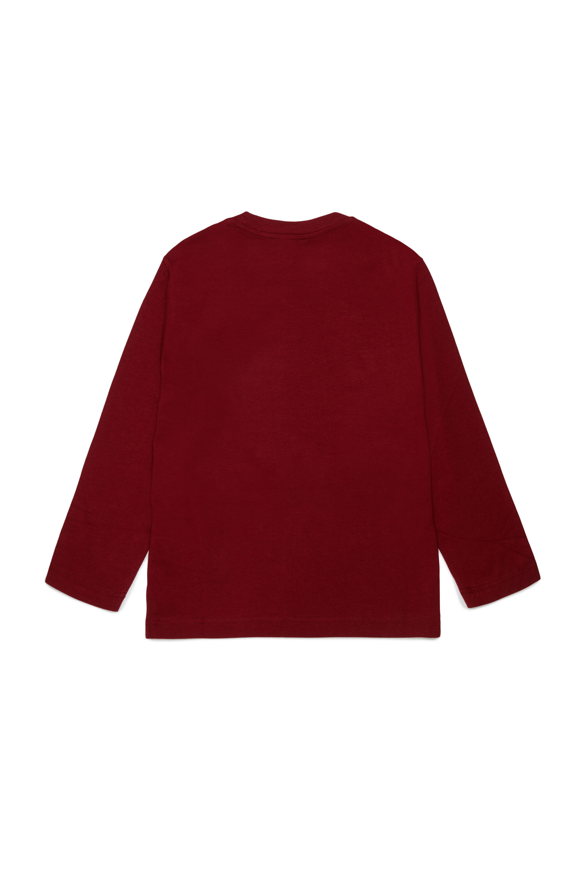 Diesel - TCIRCLELS OVER, Man's Long-sleeve T-shirt with Oval D logo in Red - 2