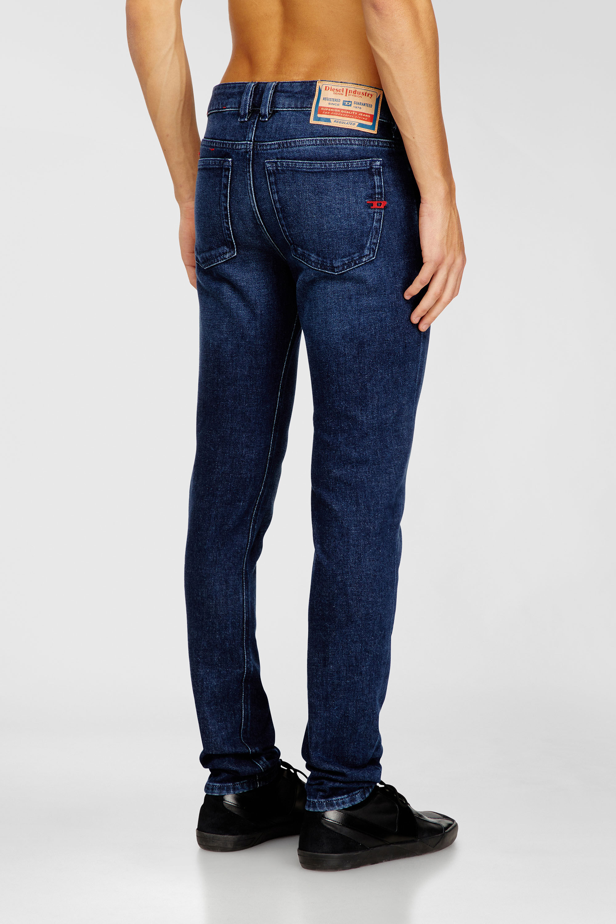 Diesel - Man's Skinny Jeans 1979 Sleenker 0ADBF, Dark Blue - 3