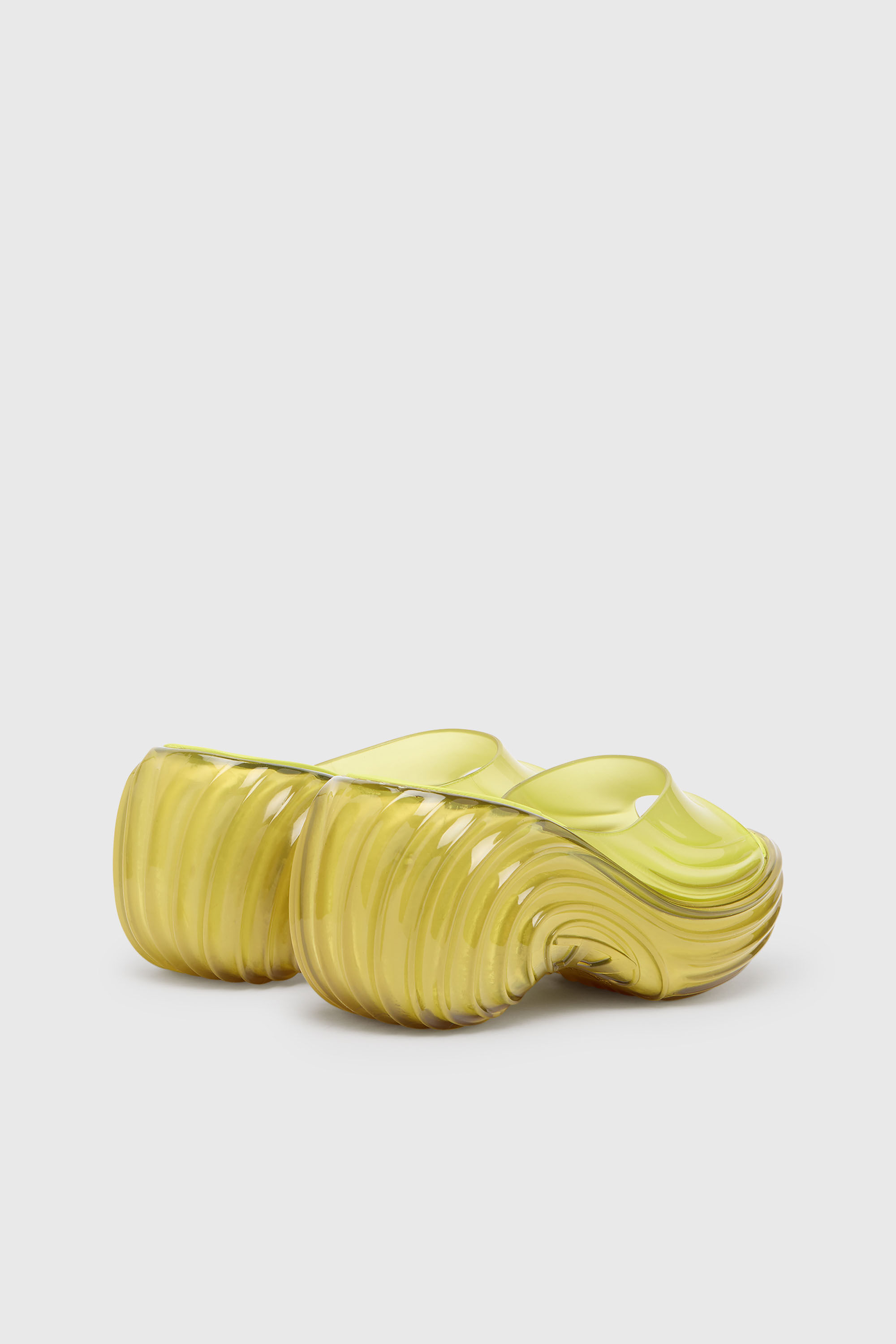 Diesel - MELISSA QUANTUM PLATFORM, Woman's Platform mule in Melflex&reg; in Yellow - 3