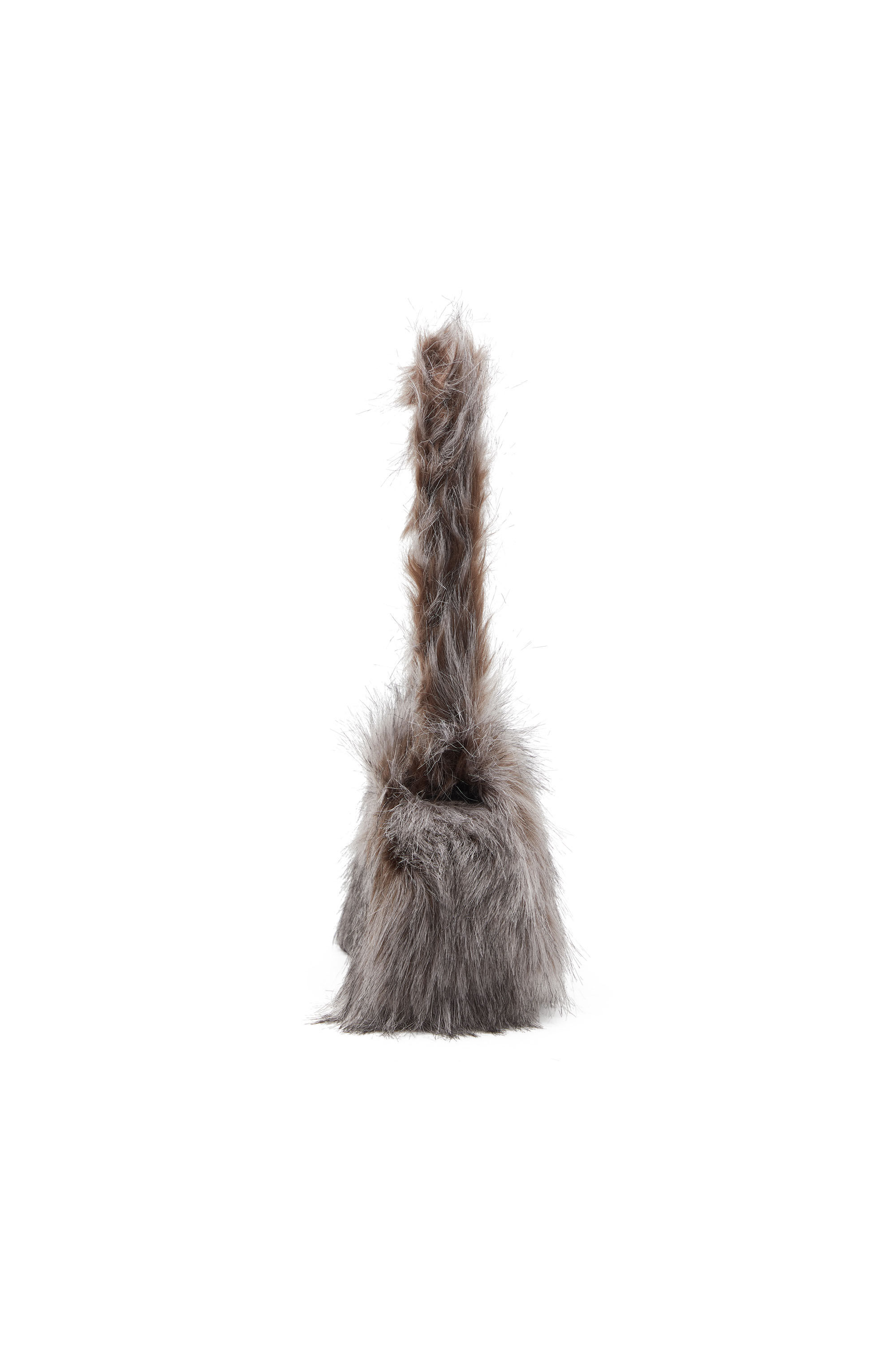 Diesel - PLAY CROSSBODY, Woman's Play-Fluffy crossbody bag in Grey - 3