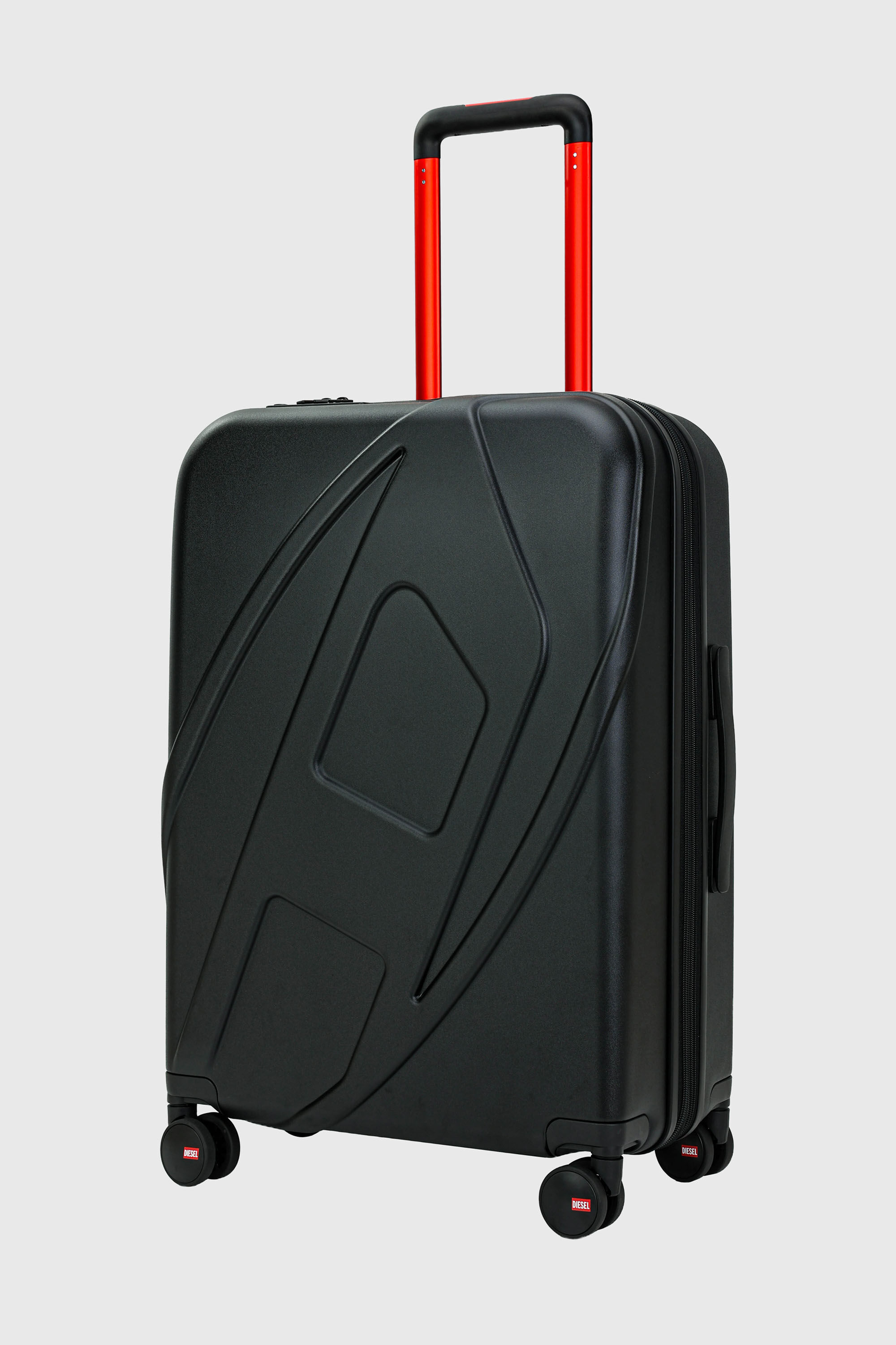Diesel - LU0043 HARD LUGGAGE - DSL012, Unisex's Oval D suitcase size M in Black - 5