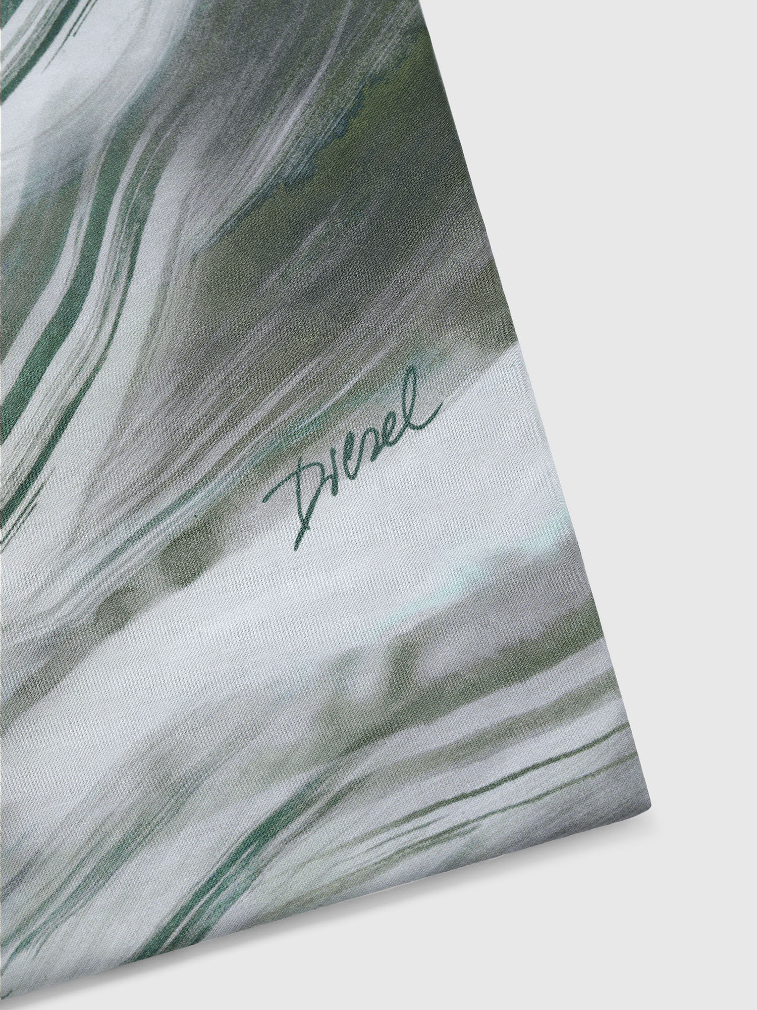 Diesel - 2003991 PCPP WATER ROCK 255X255 PR004, Unisex's Double duvet cover set WATERROCK in Grey/Green - 2