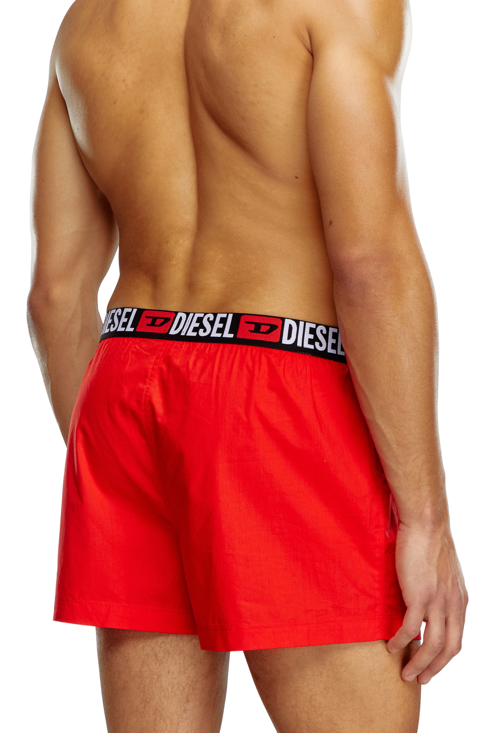 Diesel - UMBX-STARKTWOPACK, Man Two-pack boxers with logo waist in Multicolor - Image 4