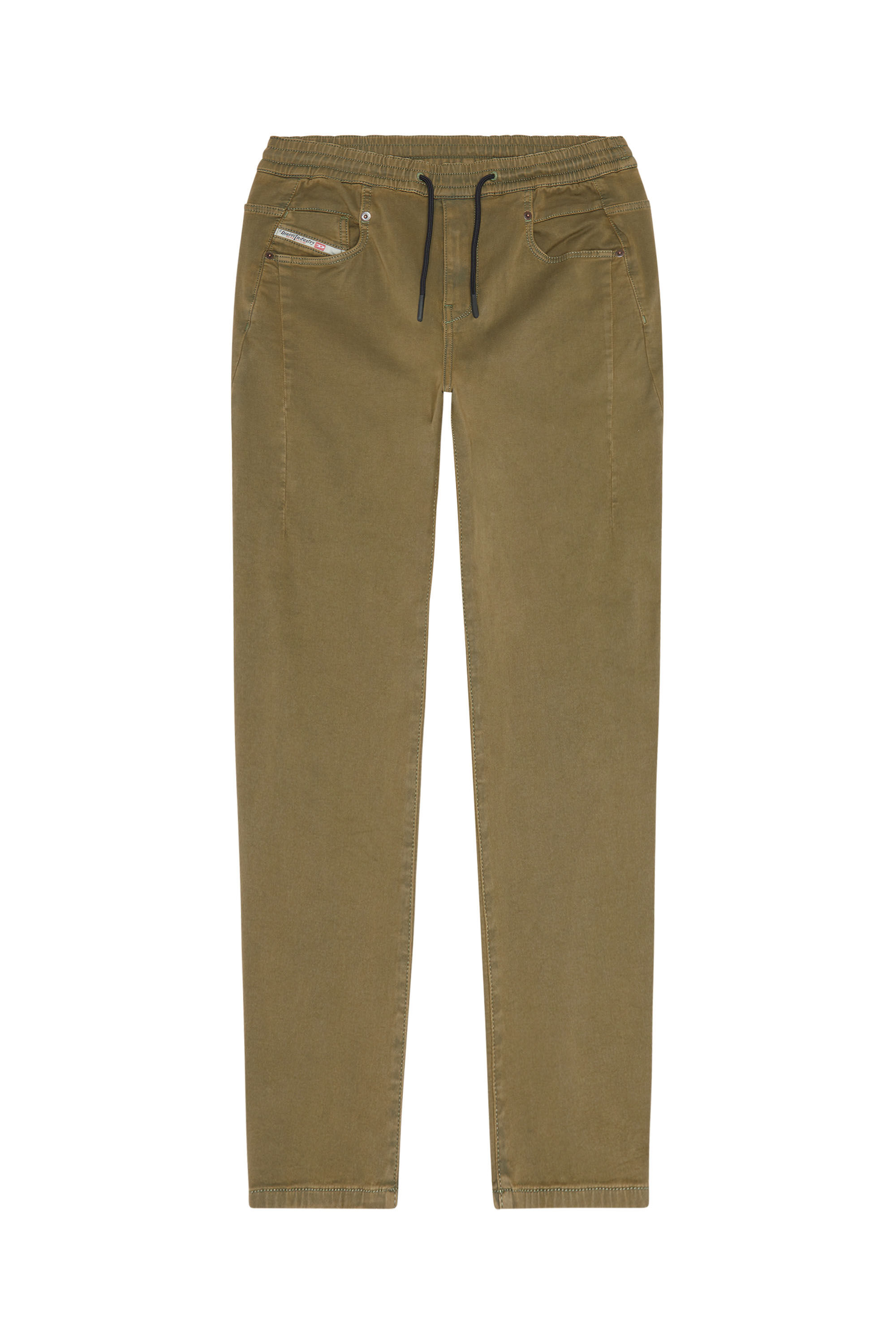 Diesel - Fayza JoggJeans® 068DY Boyfriend, Military Green - Image 2