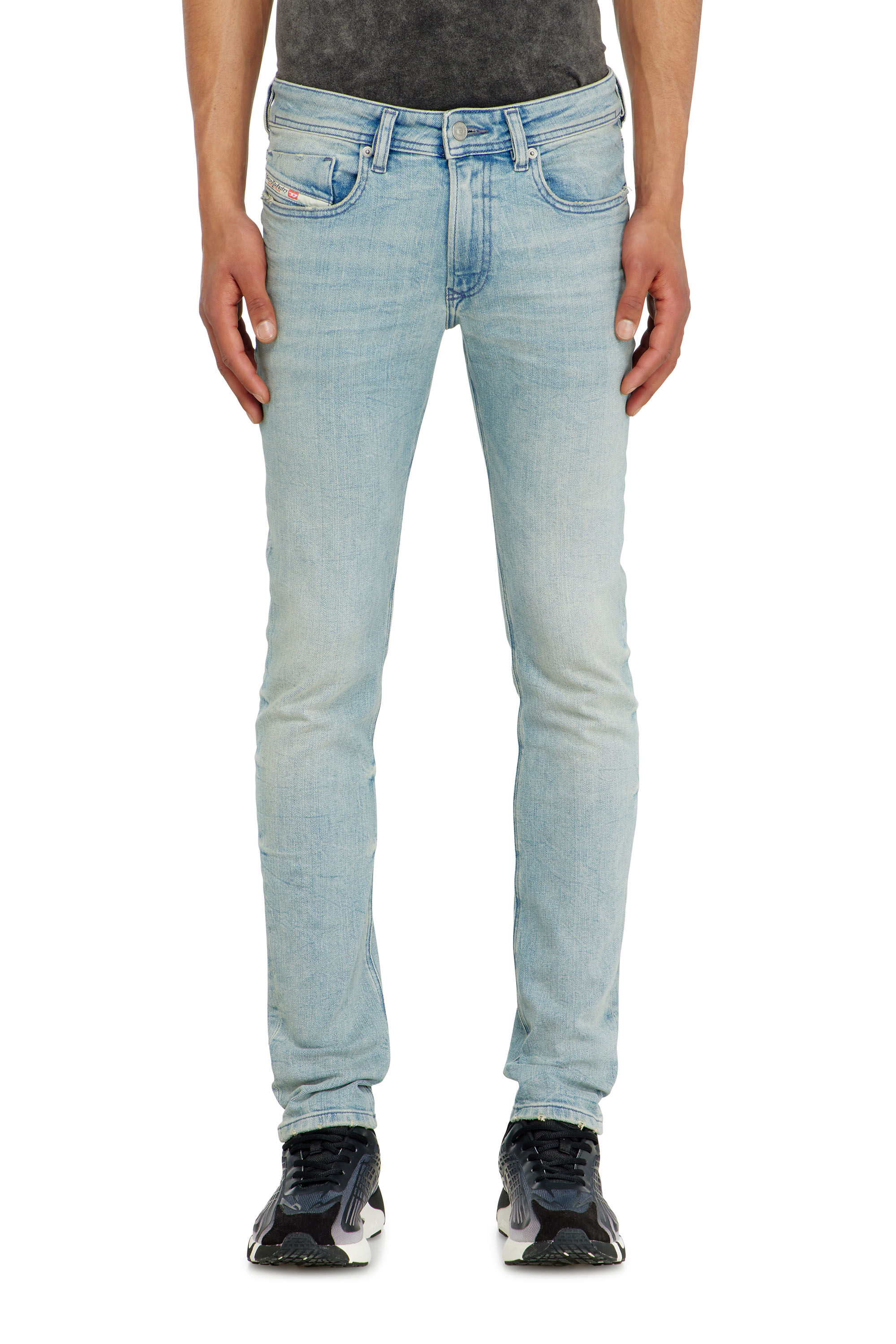 Diesel - Man's Skinny Jeans 1979 Sleenker 0KBBF, Light Blue - 4