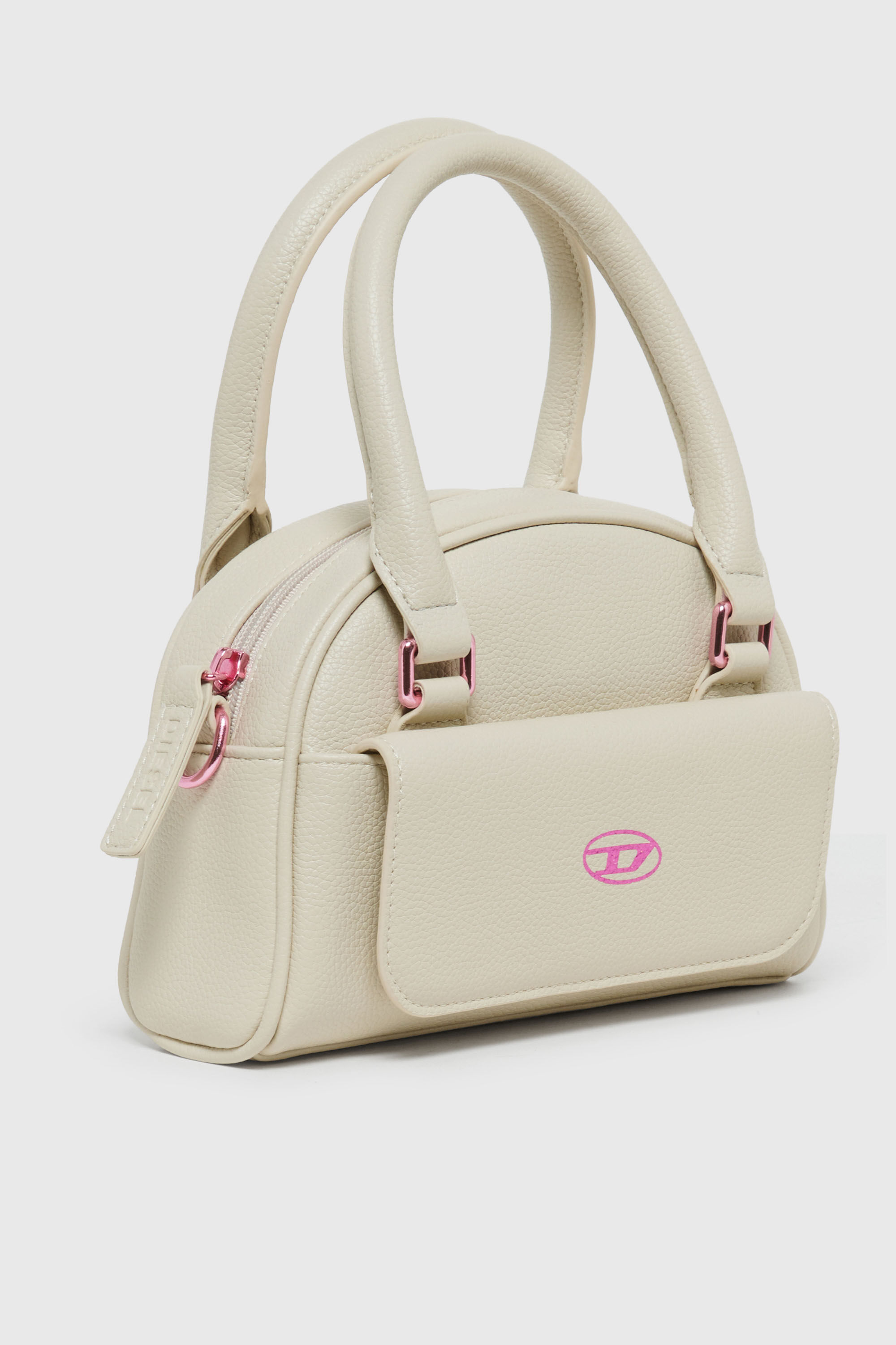 Diesel - WREDY, Woman's WREDY - Bag in grainy coated fabric in White - 3