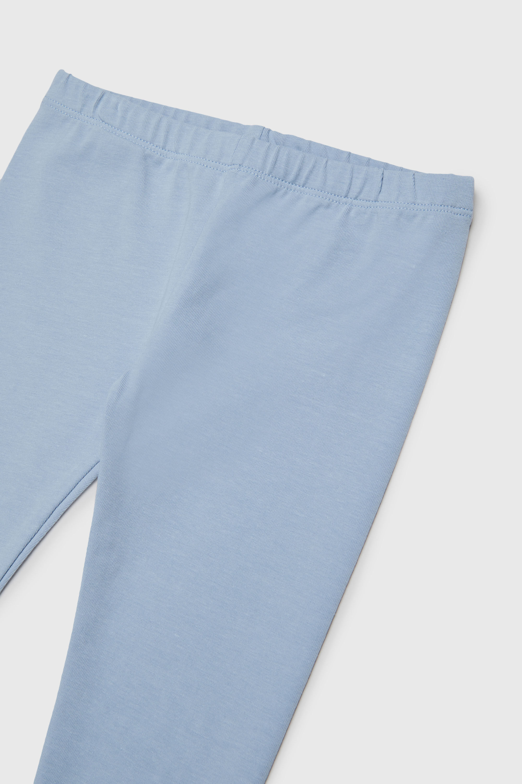 Diesel - PFUMB, Woman's Leggings with starburst logo print in Light Blue - 3