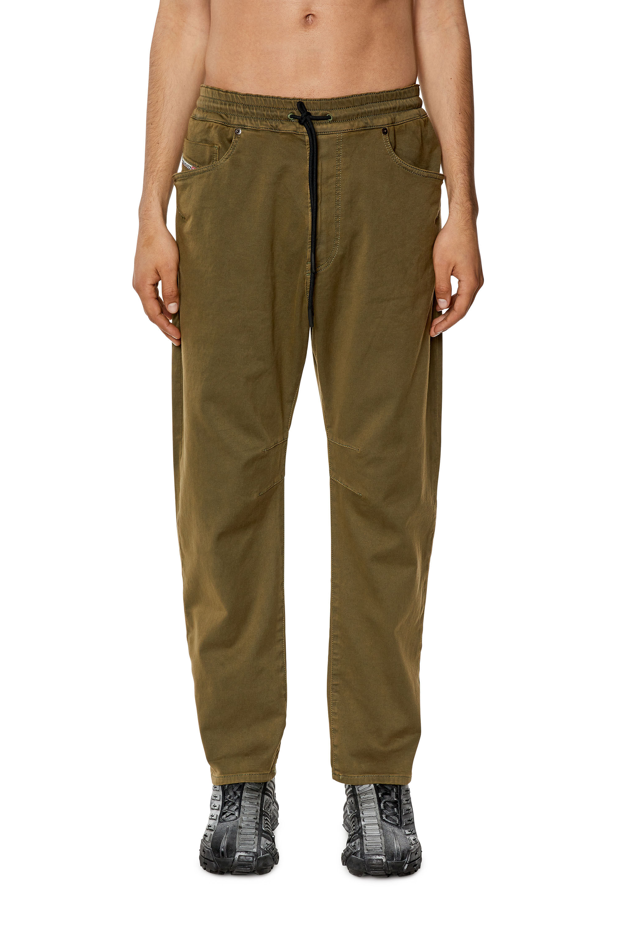 Diesel - D-Amage JoggJeans® 068DY Tapered, Military Green - Image 3