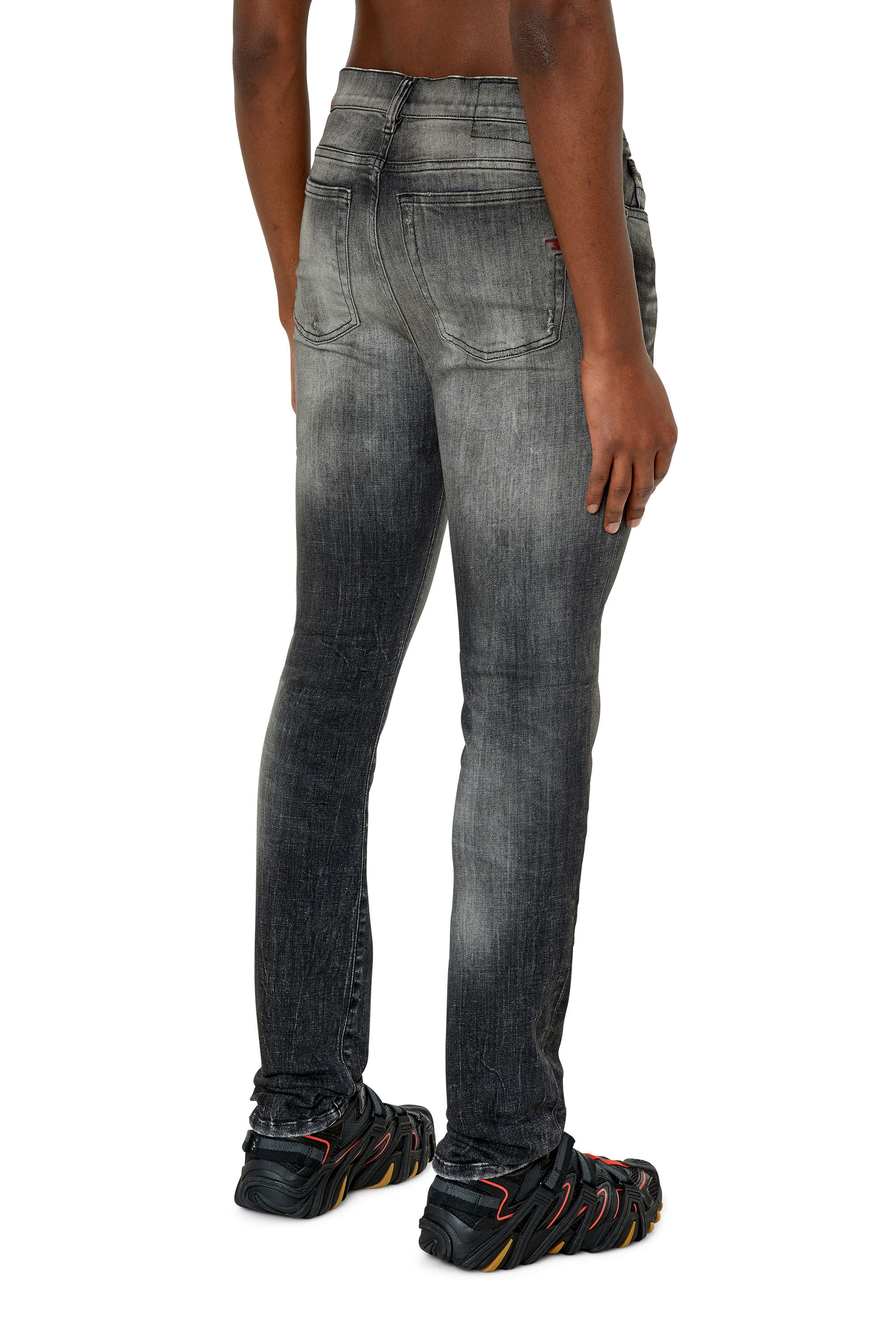 Diesel - 1983 D-Amny 09E70 Skinny Jeans, Black/Dark grey - Image 4