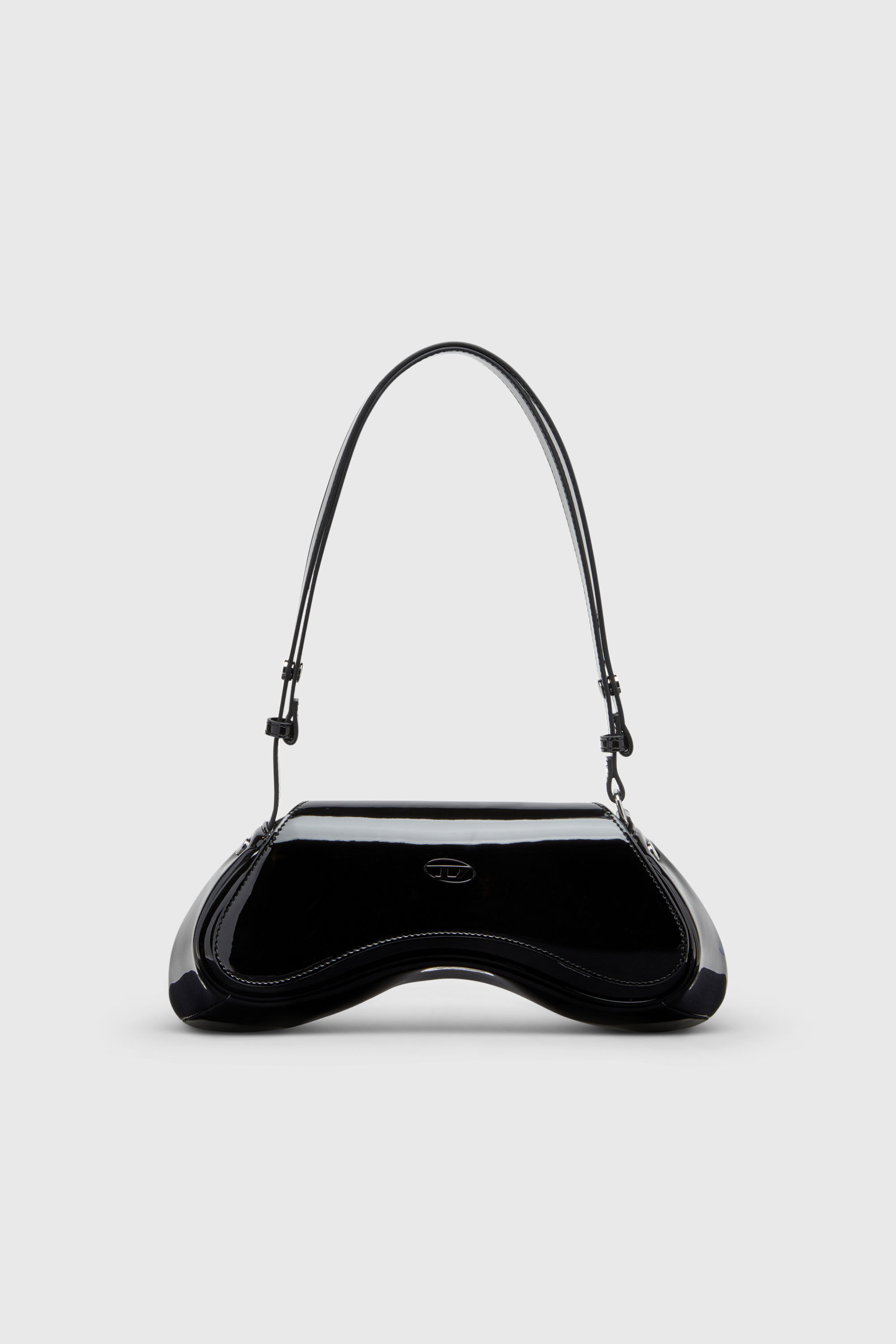 Diesel - PLAY CROSSBODY, Woman's Play-Glossy crossbody bag in Black - 2