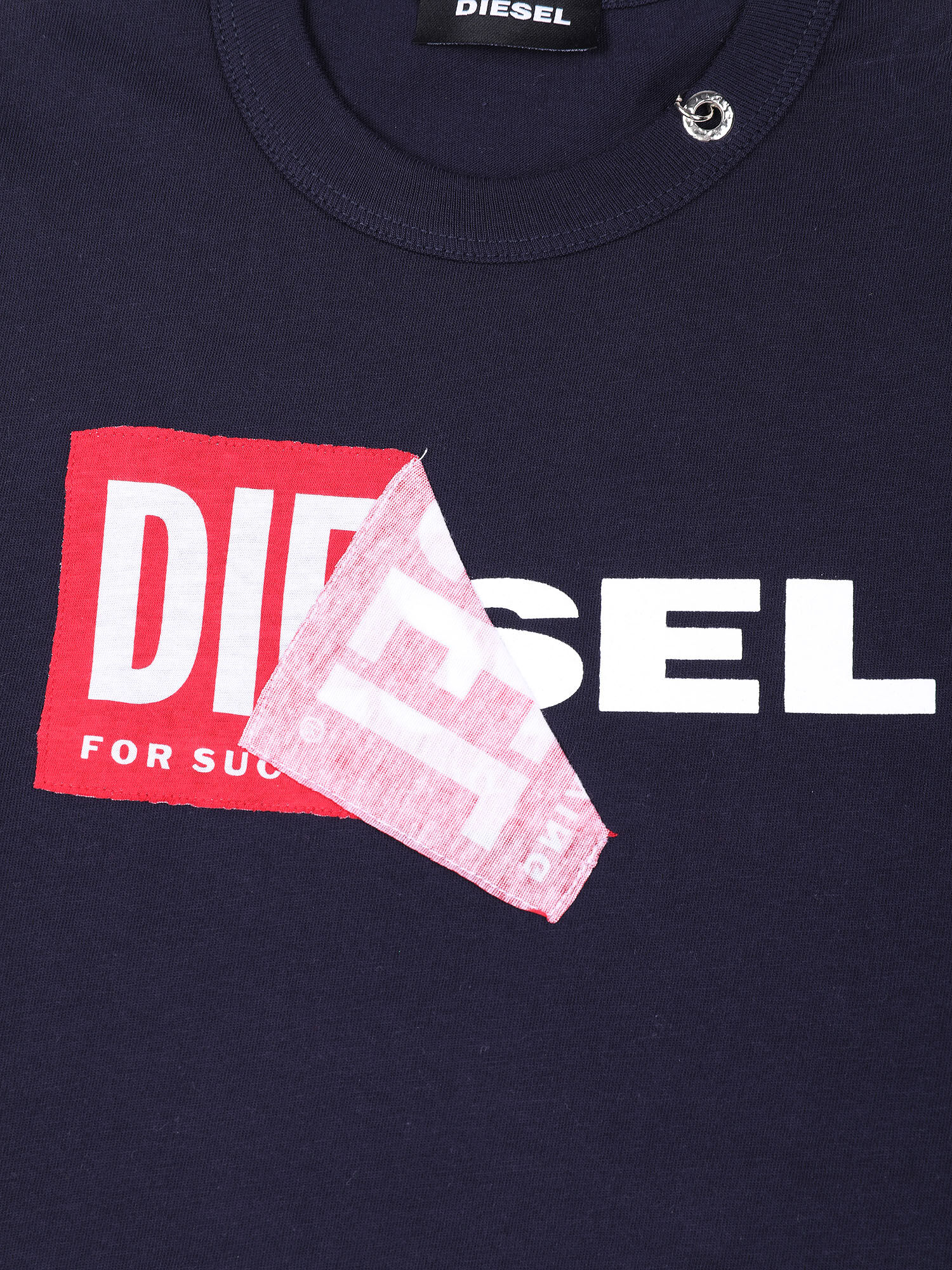 diesel peel logo t shirt