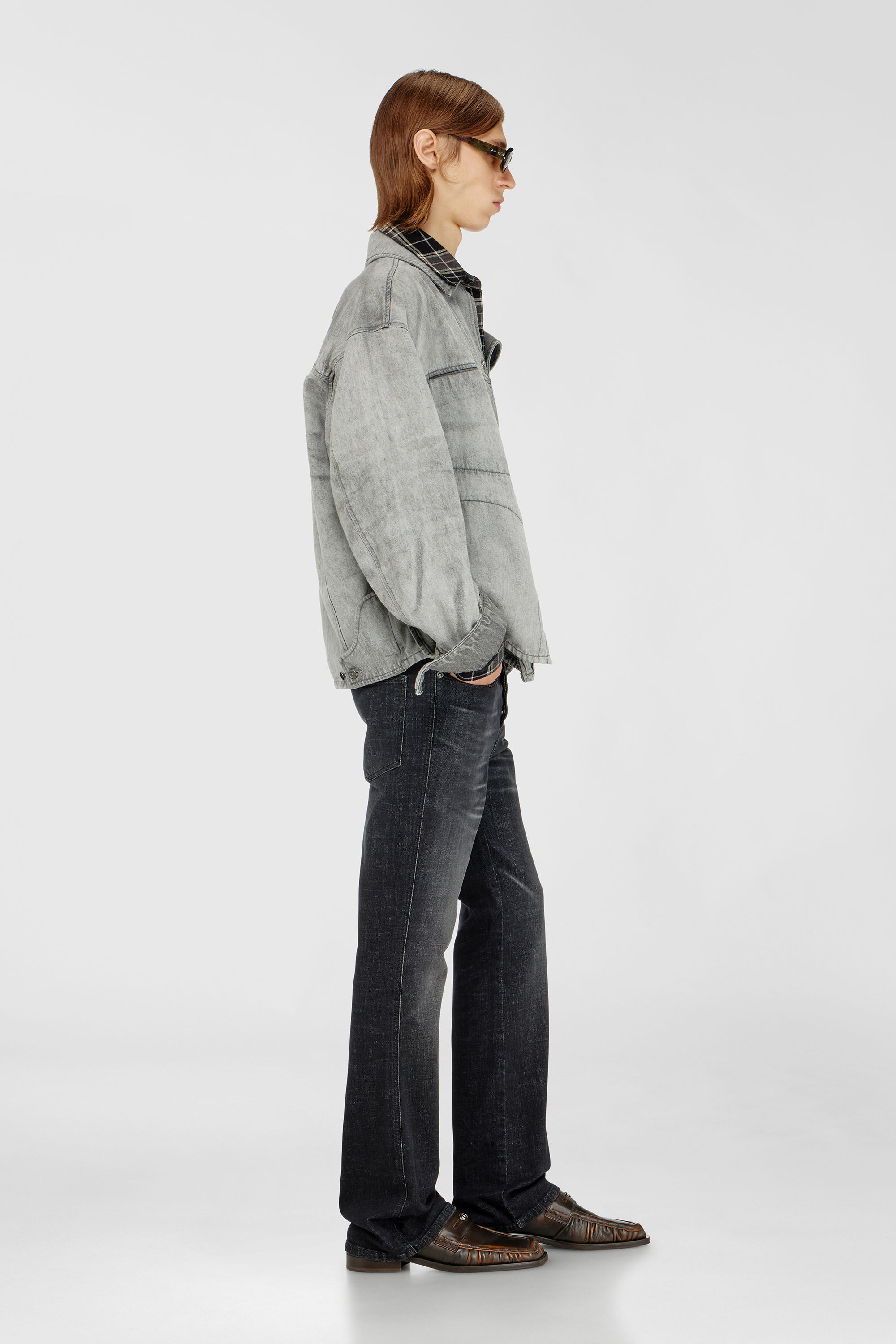 Diesel - Man's Bootcut Jeans 1998 D-Buck 09H34, Black/Dark grey - 2