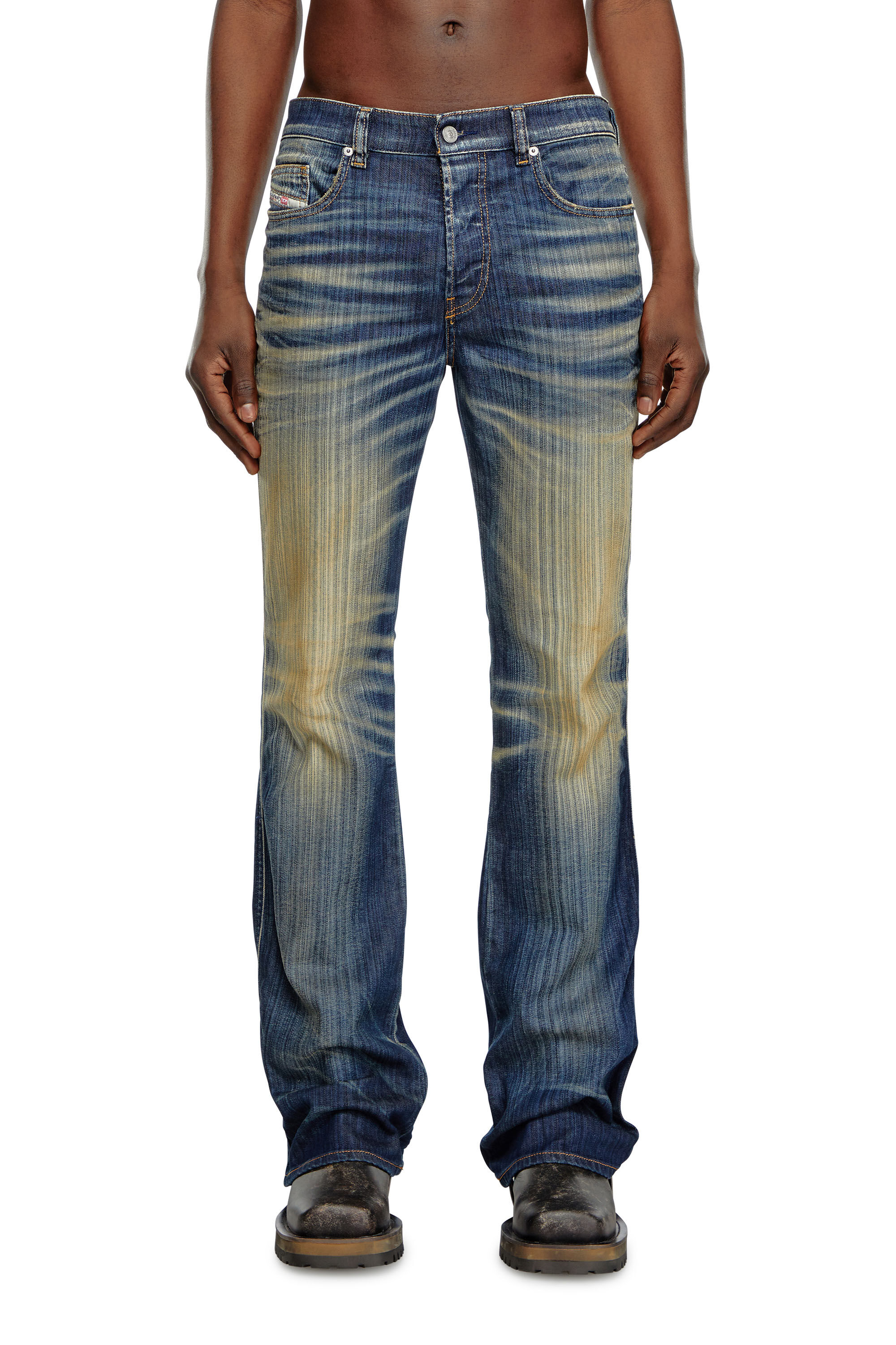 Diesel - Man's Bootcut Jeans 1998 D-Buck 09J46, Dark Blue - 3