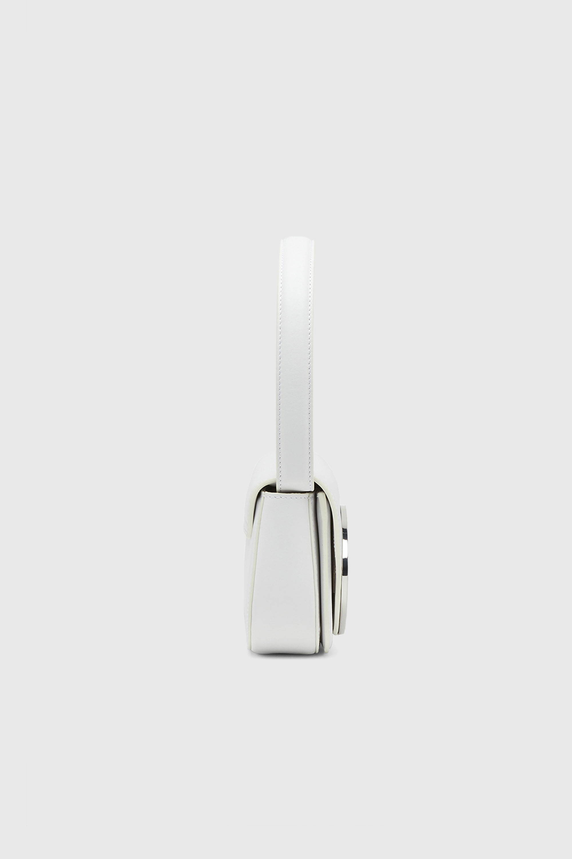 Diesel - 1DR, Woman's 1DR-Iconic shoulder bag in nappa leather in White - 5