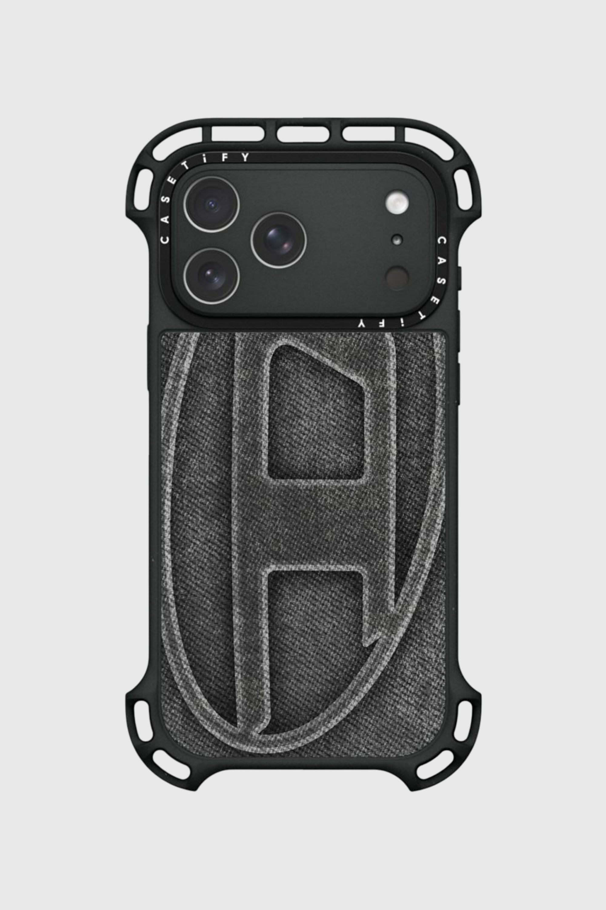Diesel - 60599 MOULDED CASE, Unisex's Oval D case for iPhone 17 Pro Max in Black - 1