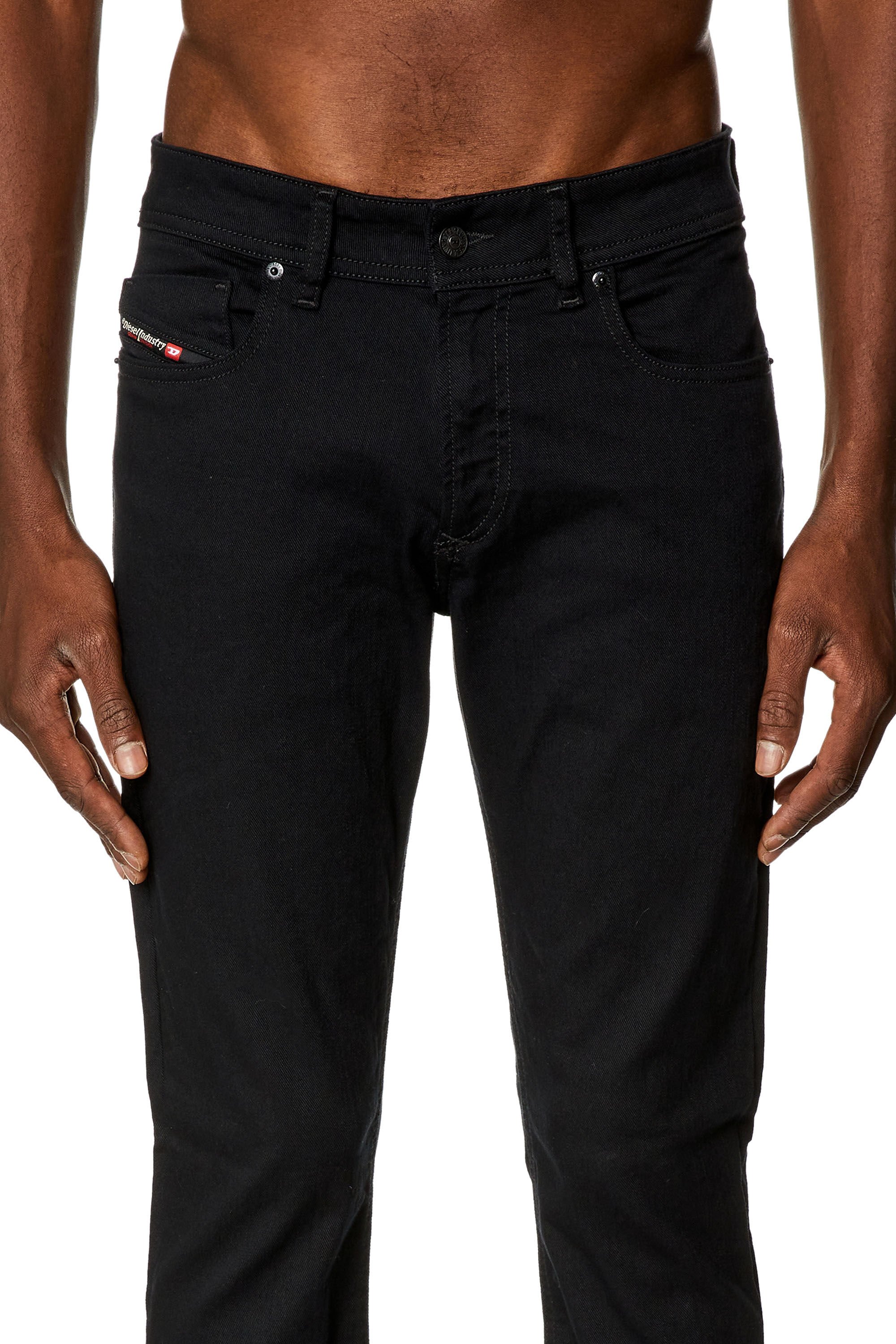Diesel - Skinny Jeans 1979 Sleenker 09C51, Black/Dark grey - Image 6