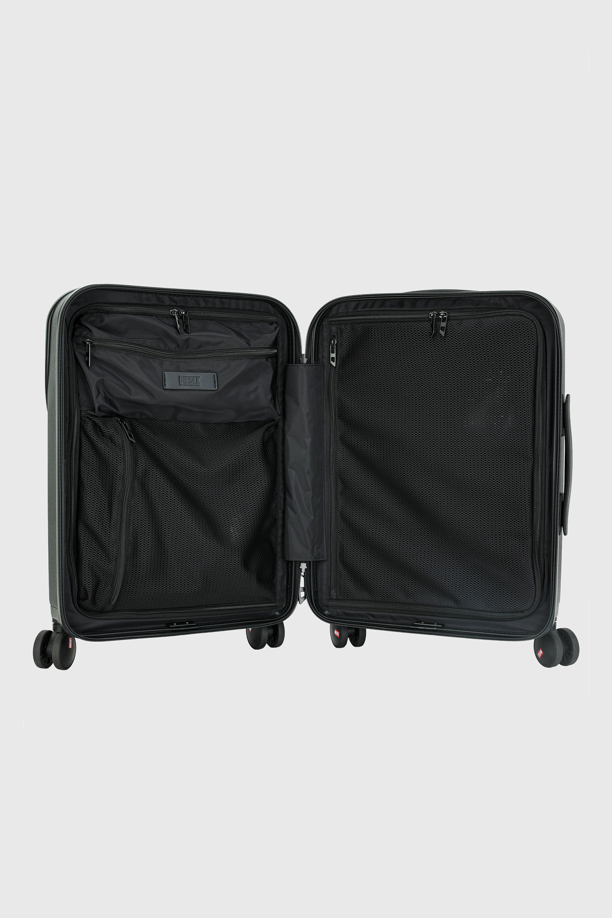 Diesel - LU0043 HARD LUGGAGE - DSL012, Unisex's Oval D suitcase size S in Black - 3