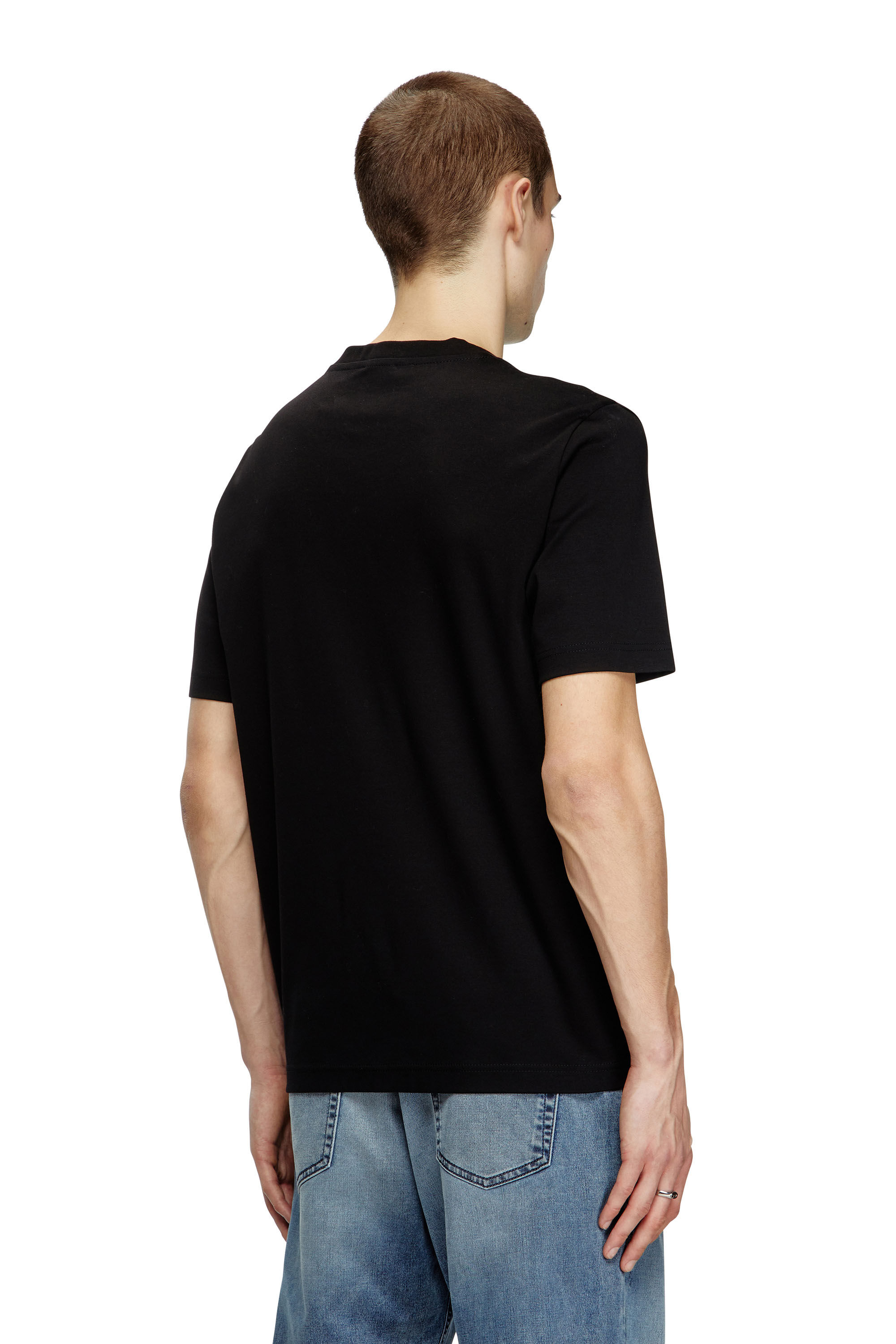 DIESEL★T-Madjust-R2 トーナル ロゴ Tシャツ Diesel T-Madjust-R2 T-shirt | Black | FARFETCH